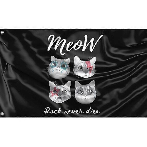 Rock Never Dies Flag FG1200