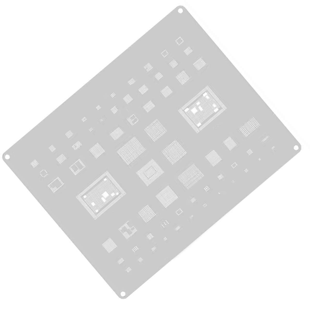 BGA Reballing Stencil for Motherboard CPU IC Planting Tin Template Steel Mesh