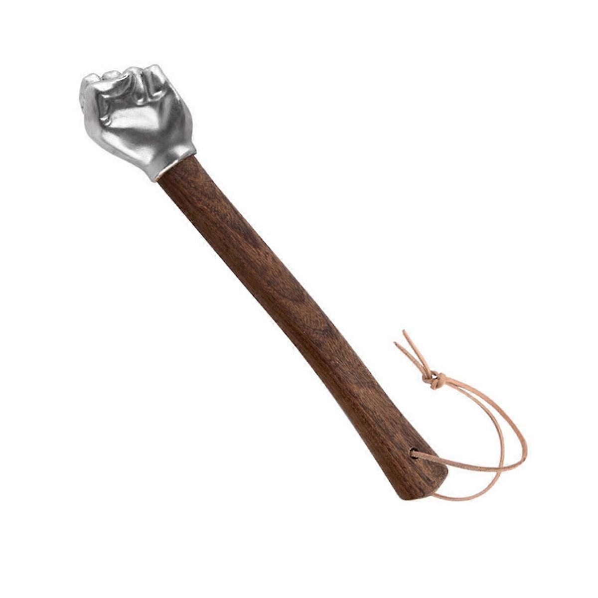 Stainless Steel Fist Shape Hammer Wood Handle for Home Outdoor Camping Hammer Decorative DIY Projects