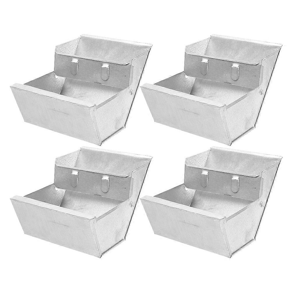 Metal Rabbit Feeder Box for Efficient Feeding 20Pcs Small Pets