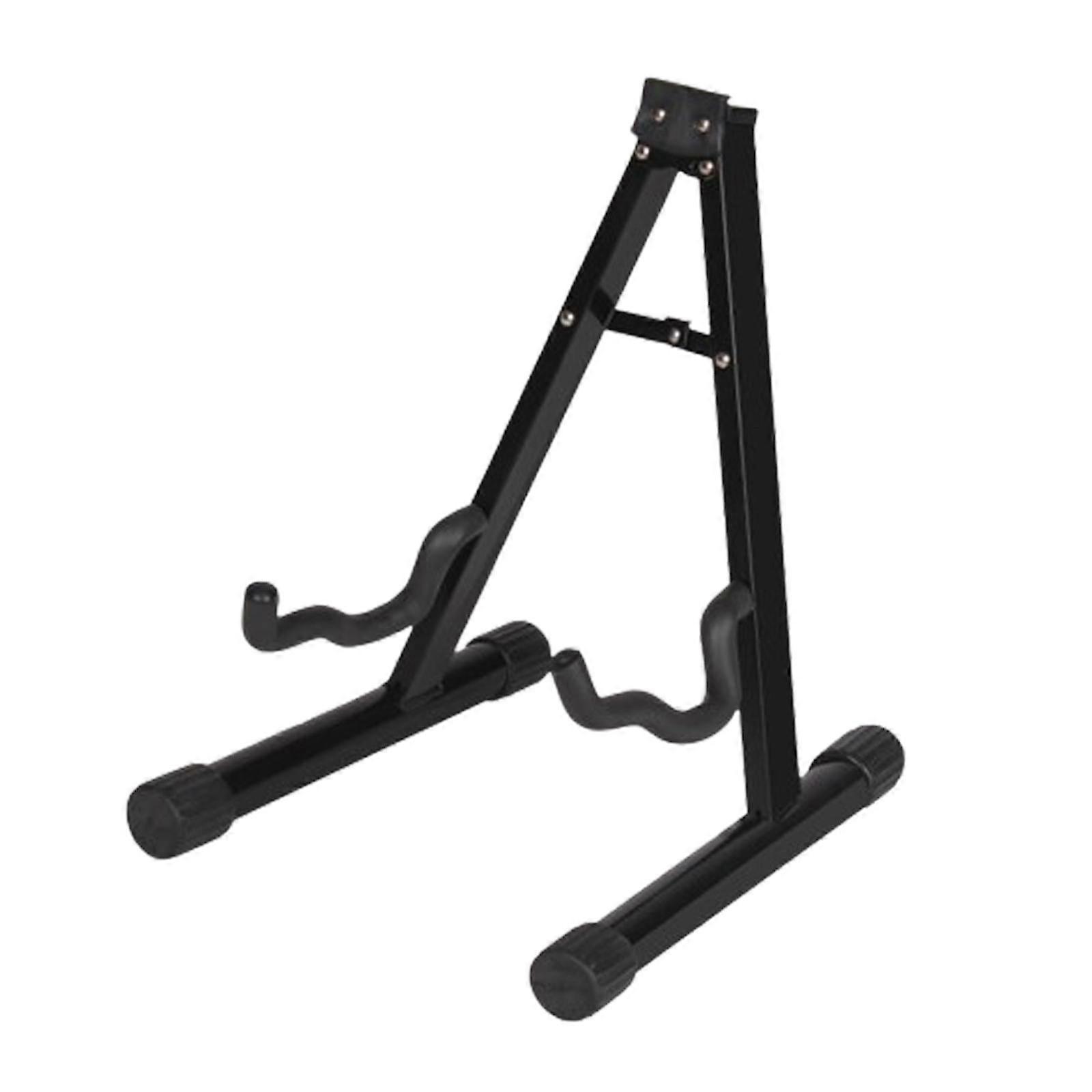 STARTIST Guitar Stand Guitar Folding Stand A Frame Guitar Accessories Universal Non Slip Floor Guitar Stand for Banjo Classical Guitar Black