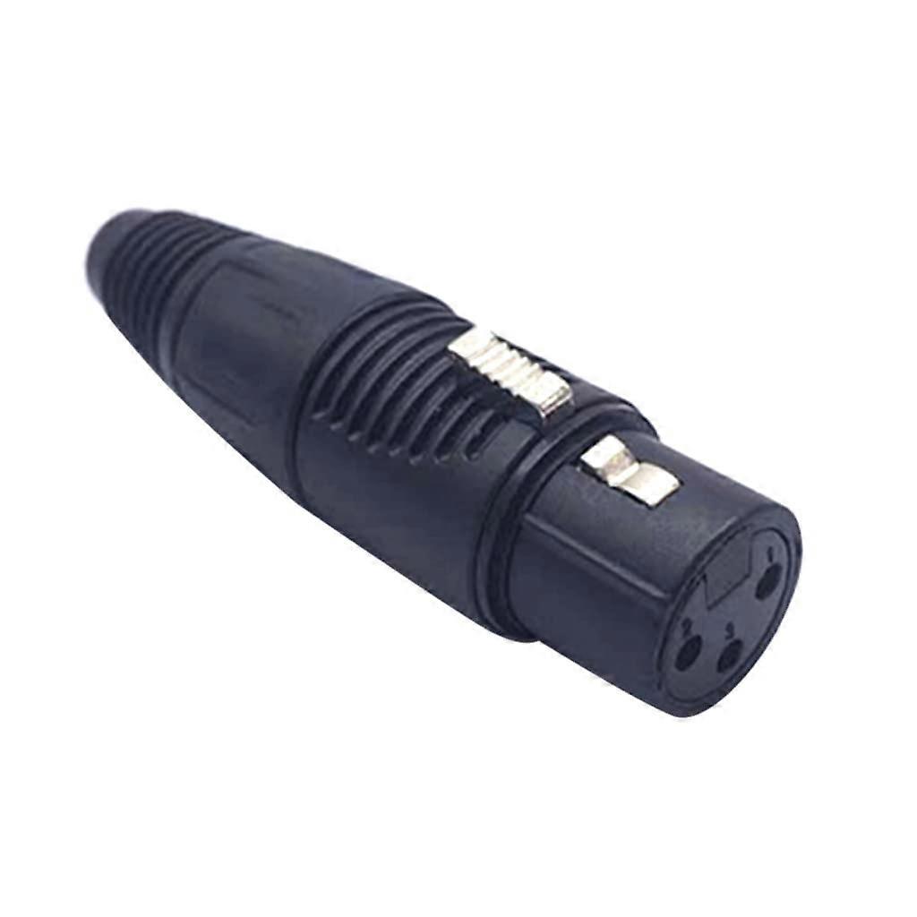 3 Pin Microphone Connector Male/Female Plug For Mic Cables Easy Installation