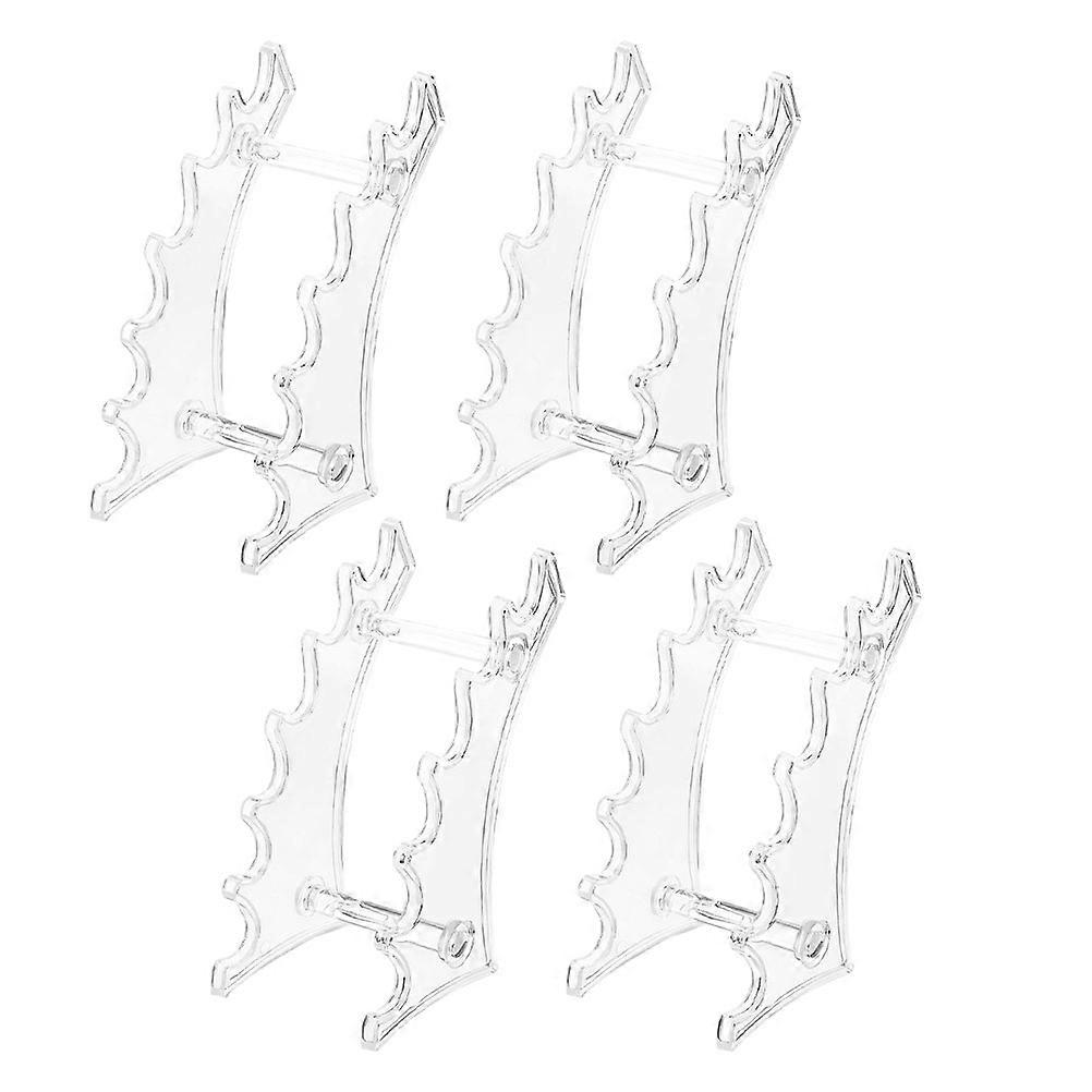 Acrylic Eyebrow Pencil Rack for Storage 8Pcs Transparent Display Stand