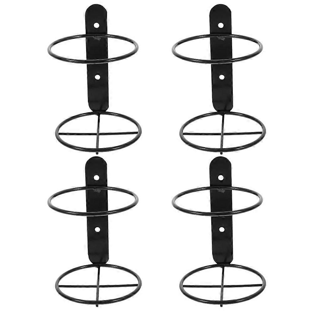 Modern Display 20Pcs Wall Rack For Homeowners And Decorators Black Metal Single Holder Ideal For Bars And Parties