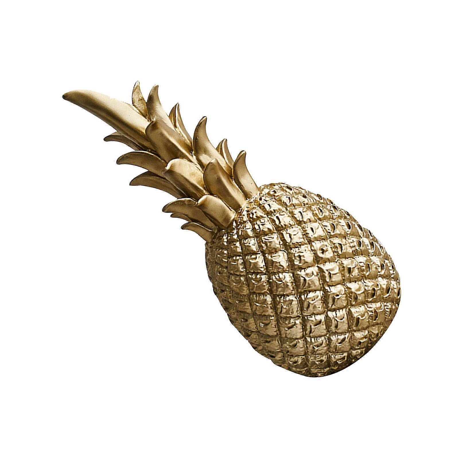Creative Resin Pineapple Shaped Ornament for Desktop Decoration 2Pcs