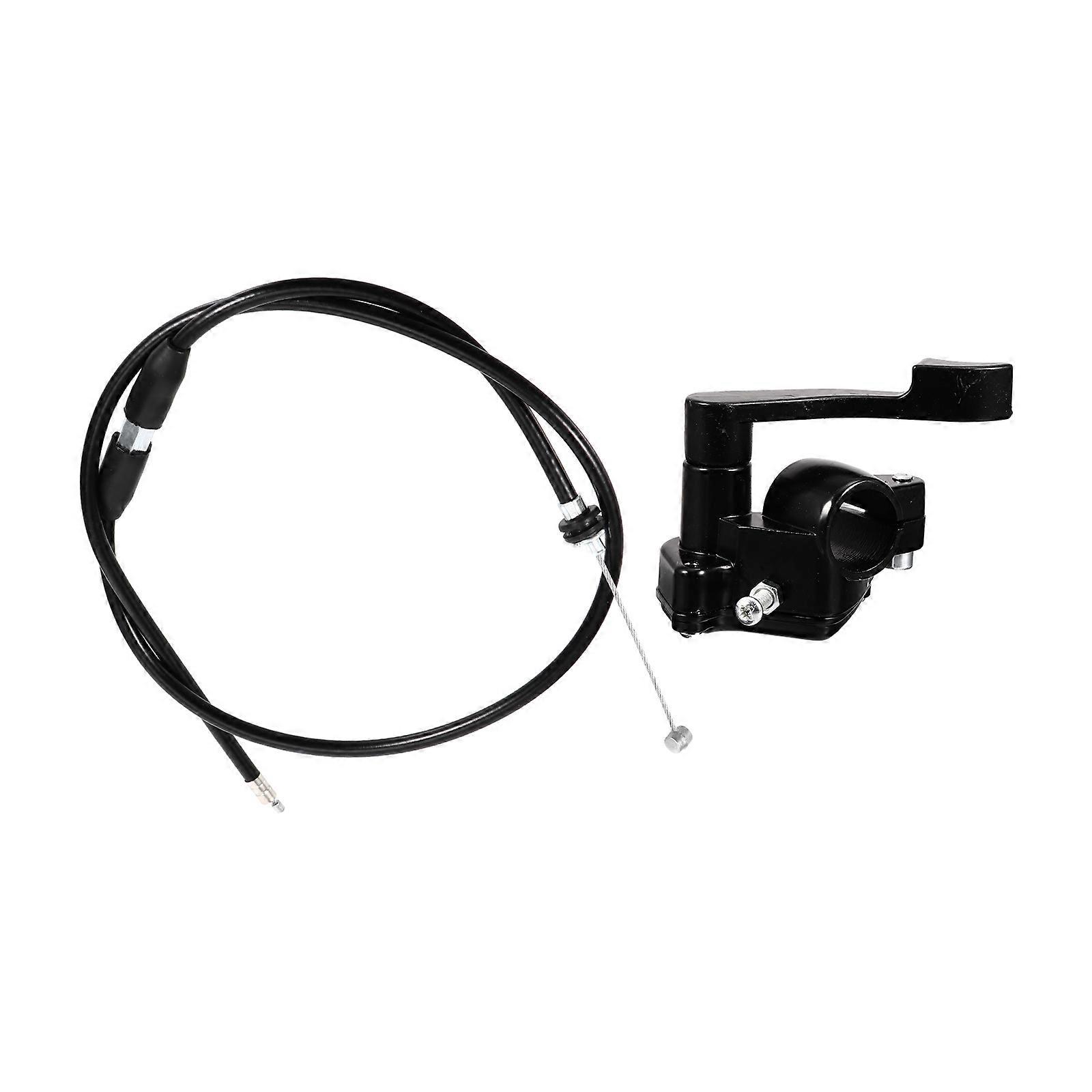 Motorbike Throttle Cable with 1Set Thumb Lever Accelerator Control