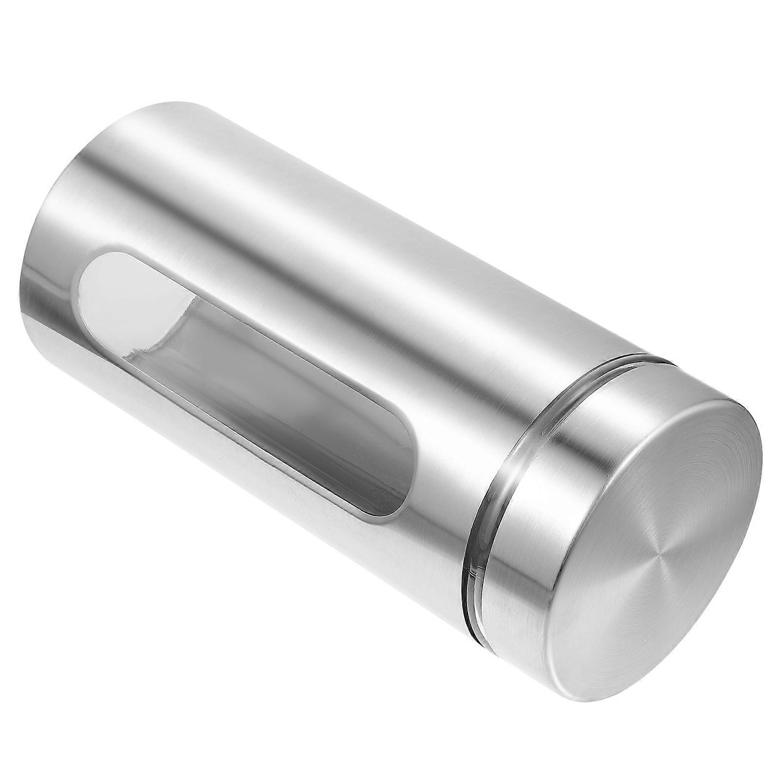 Sealed Stainless Steel Container for Kitchen Storage 3Pcs Transparent Jar