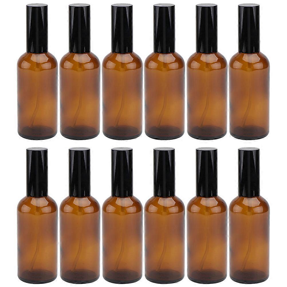 Glass Spray Bottles Essential Oil Lightproof Spray Bottles for Storage 12Pcs