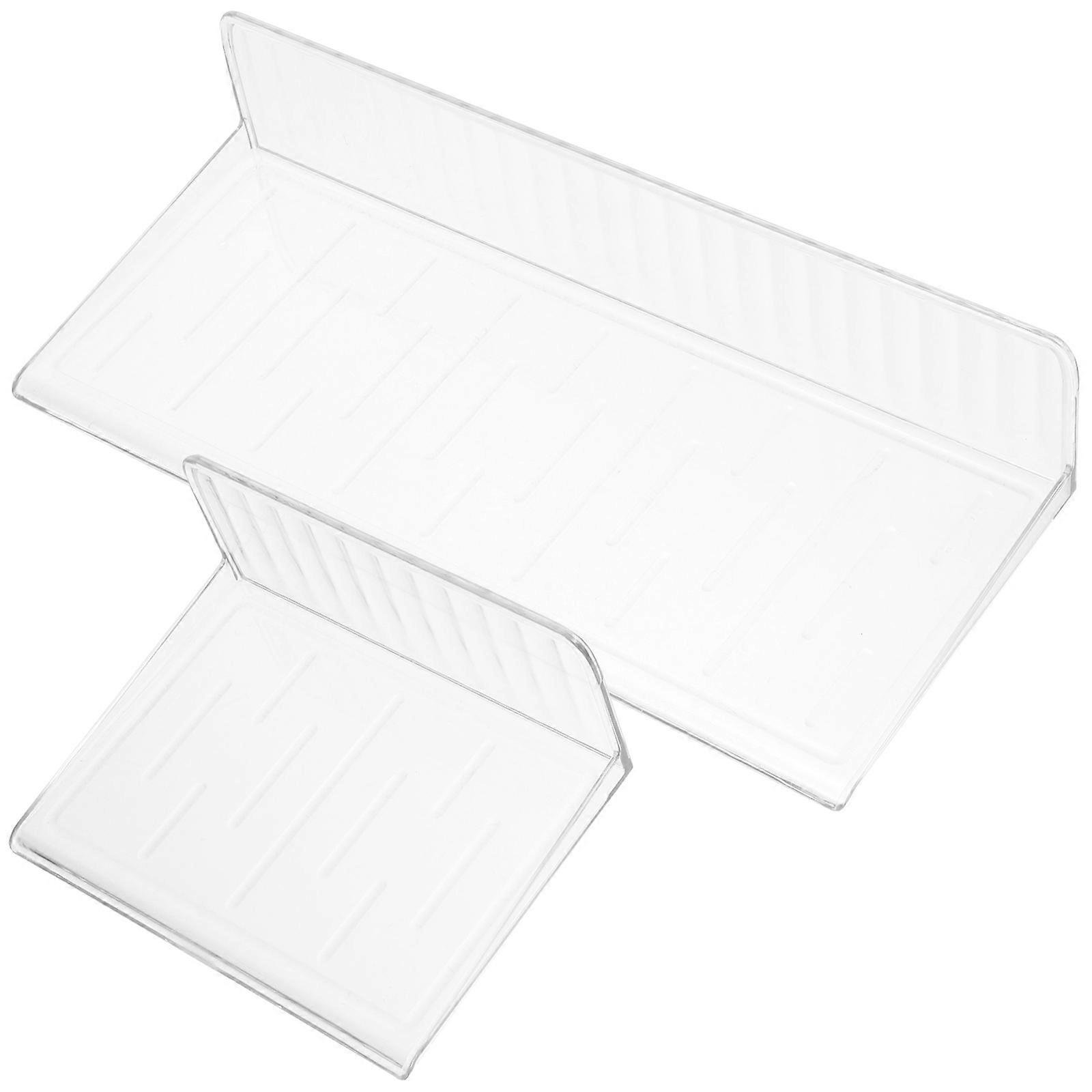 Transparent Bathroom Shelves Floating Shelves for Storage 5Sets Wall Shelf