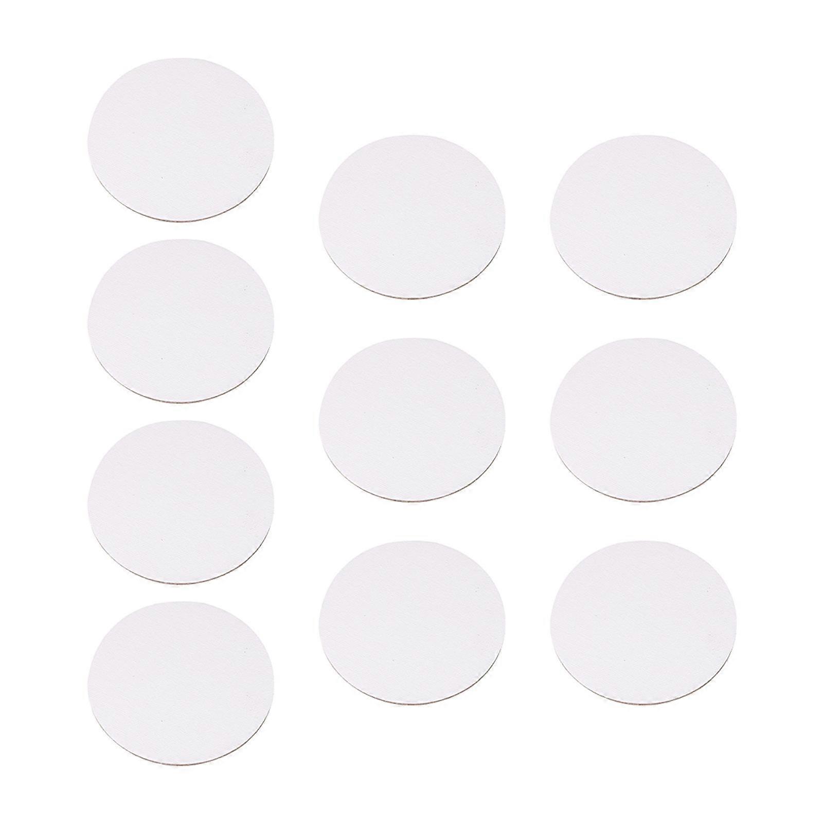 Pure Cotton Canvas Board Round Painting for Painting 30Pcs White Canvas