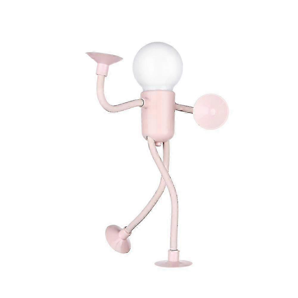 2025 Changeable Shape Funny Sportsman Night Light Button Battery Desk Lamp Versatile Mini Lamp Creative Ornament Vacuum Adsorption