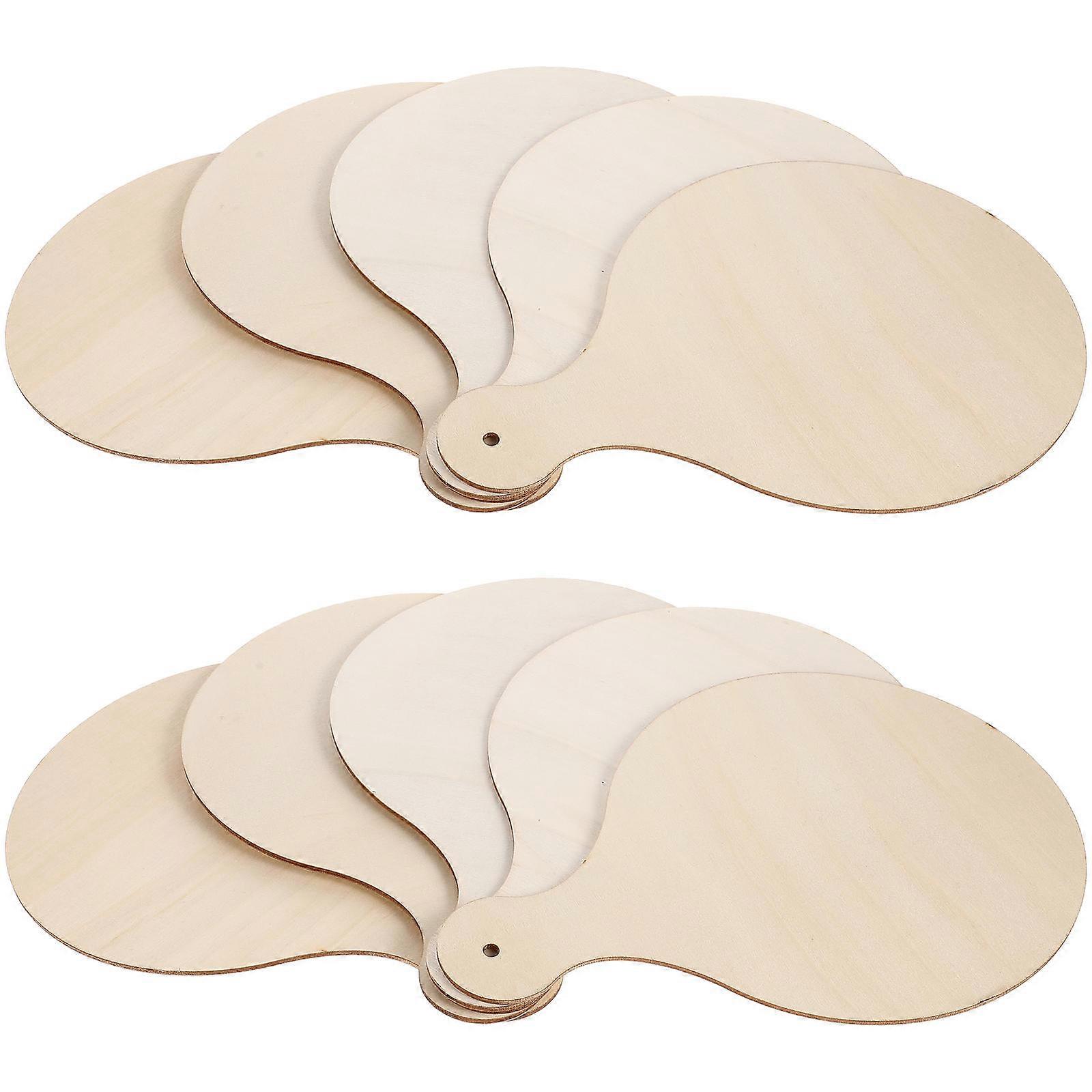 30 Pcs Round Wooden Chopping Board With Handle Ideal For Food Serving Suitable For Family Gatherings And Friends Parties