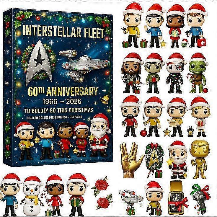 2025 Christmas Advent Calendar Decor Acrylic Non-3D FULL STYLE