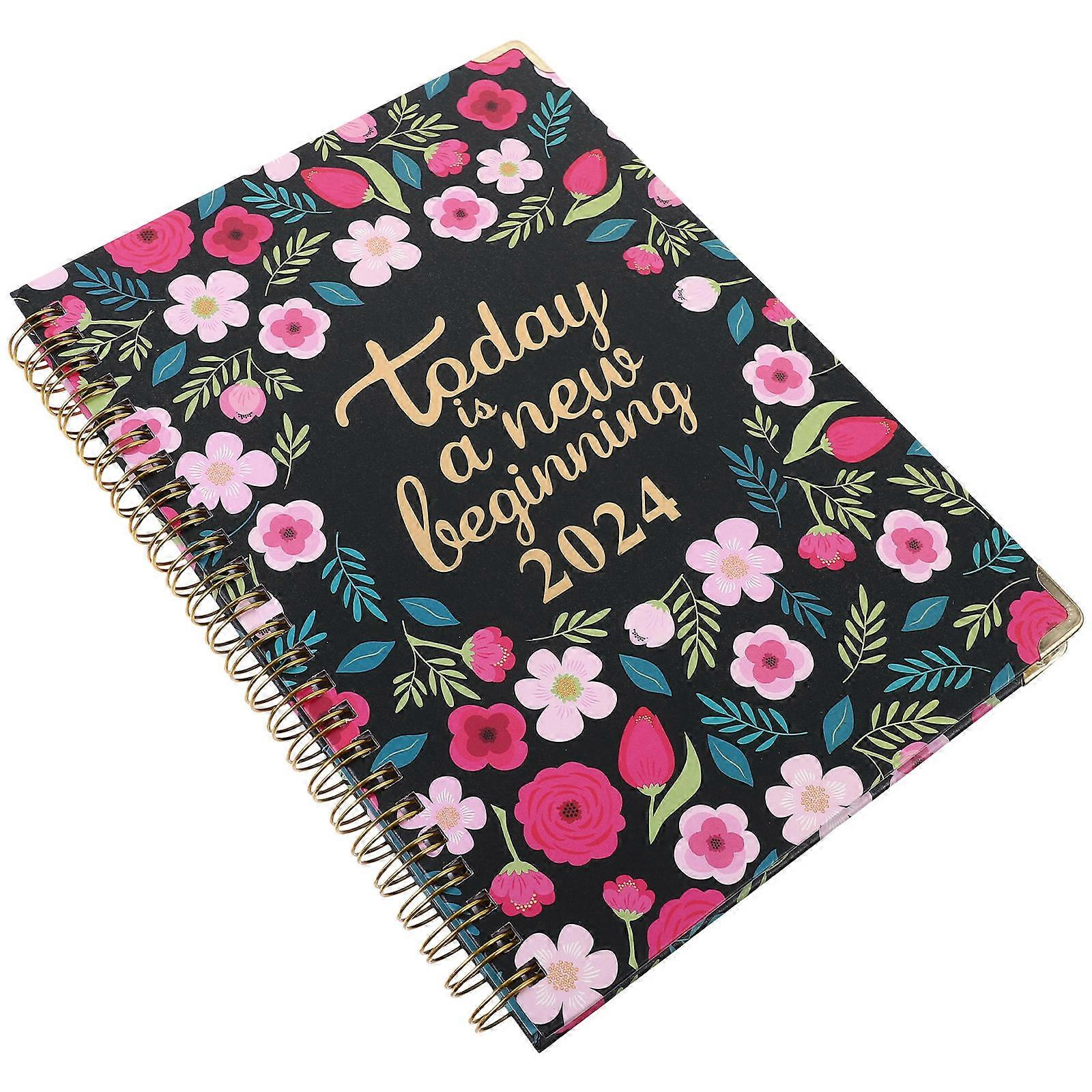 Note Taking Planner Notebook Ideal For Home Office Use 2024 Duration Fine Craftsmanship 3Pcs