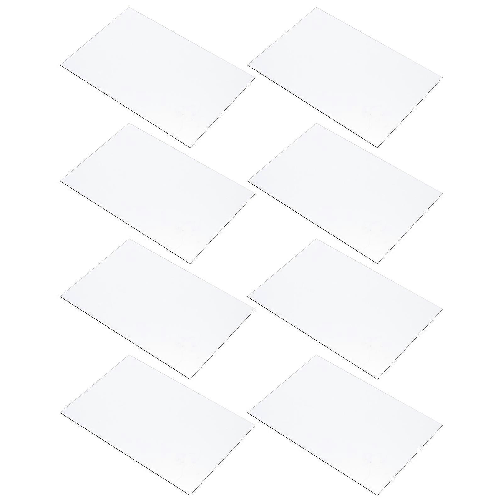 Self Adhesive Decorative Mirrors Mirror Sheets Dressing Mirror 15X10cm 8Set