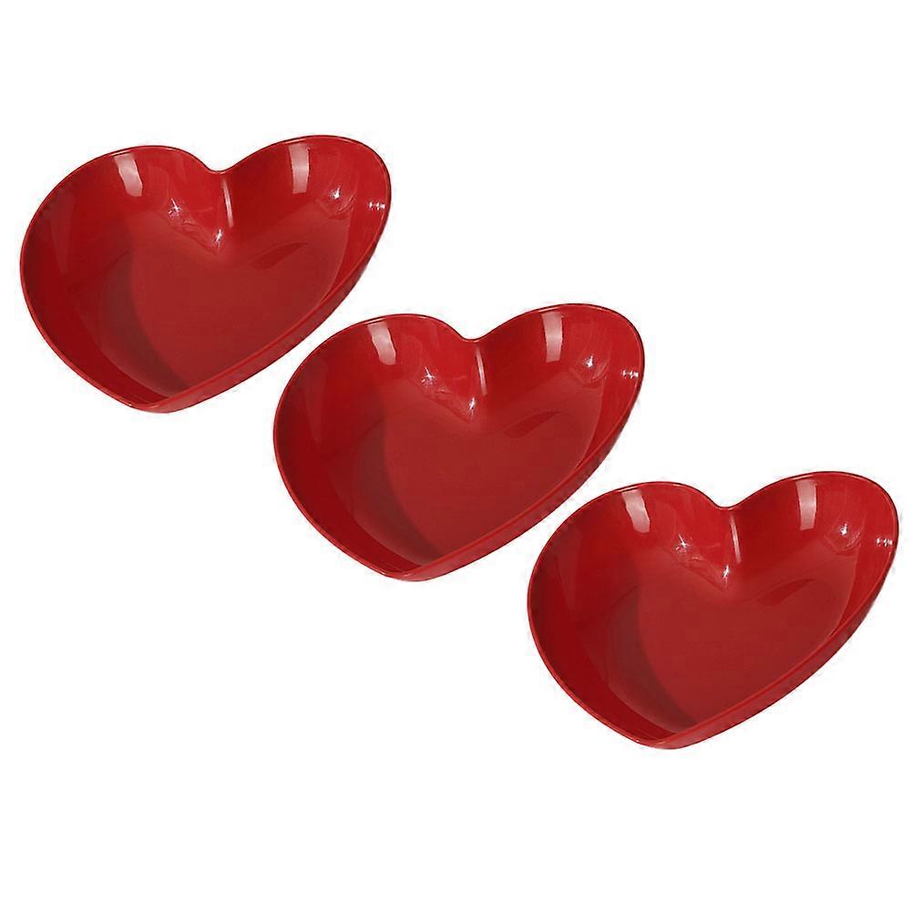 15Pcs Heart Tray Snack Plate Elegant Design For Gift Giving Home Decor And Dining Occasions Featuring Red Color And Food Storage Functionality