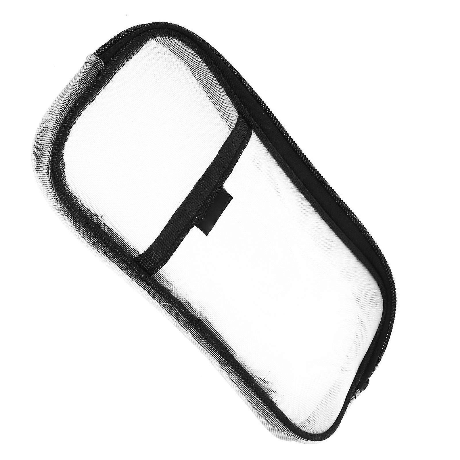 Multi-Function Pencil Pouch For Cosmetic Users And Office Workers 23.5X11Cm Black Storage 5Pcs