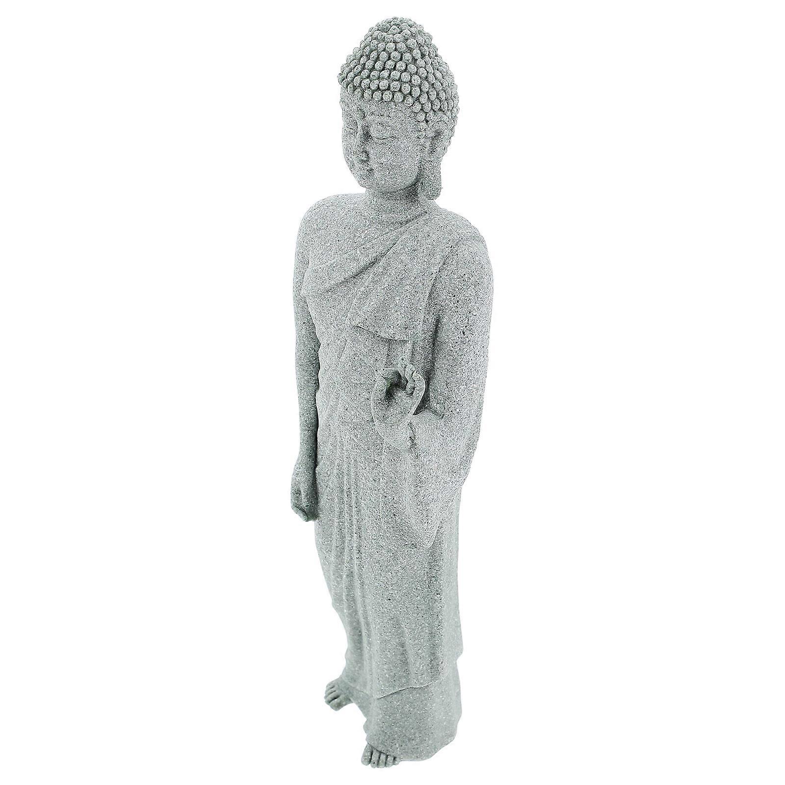 Desktop Buddha Sculpture with Zen Style Sandstone