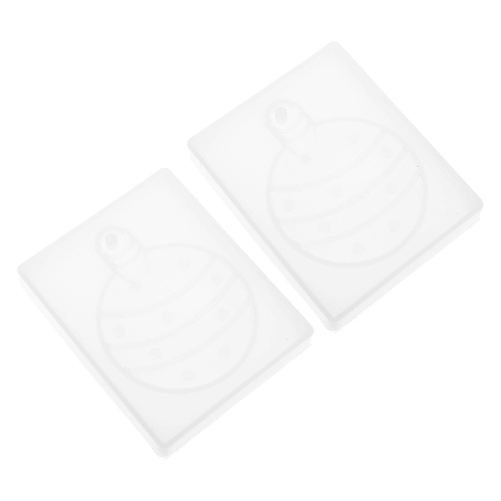 4 Pcs Non-Stick Epoxy Keychain Molds Silicone For DIY Crafts Enthusiasts Perfect For Handmade Projects