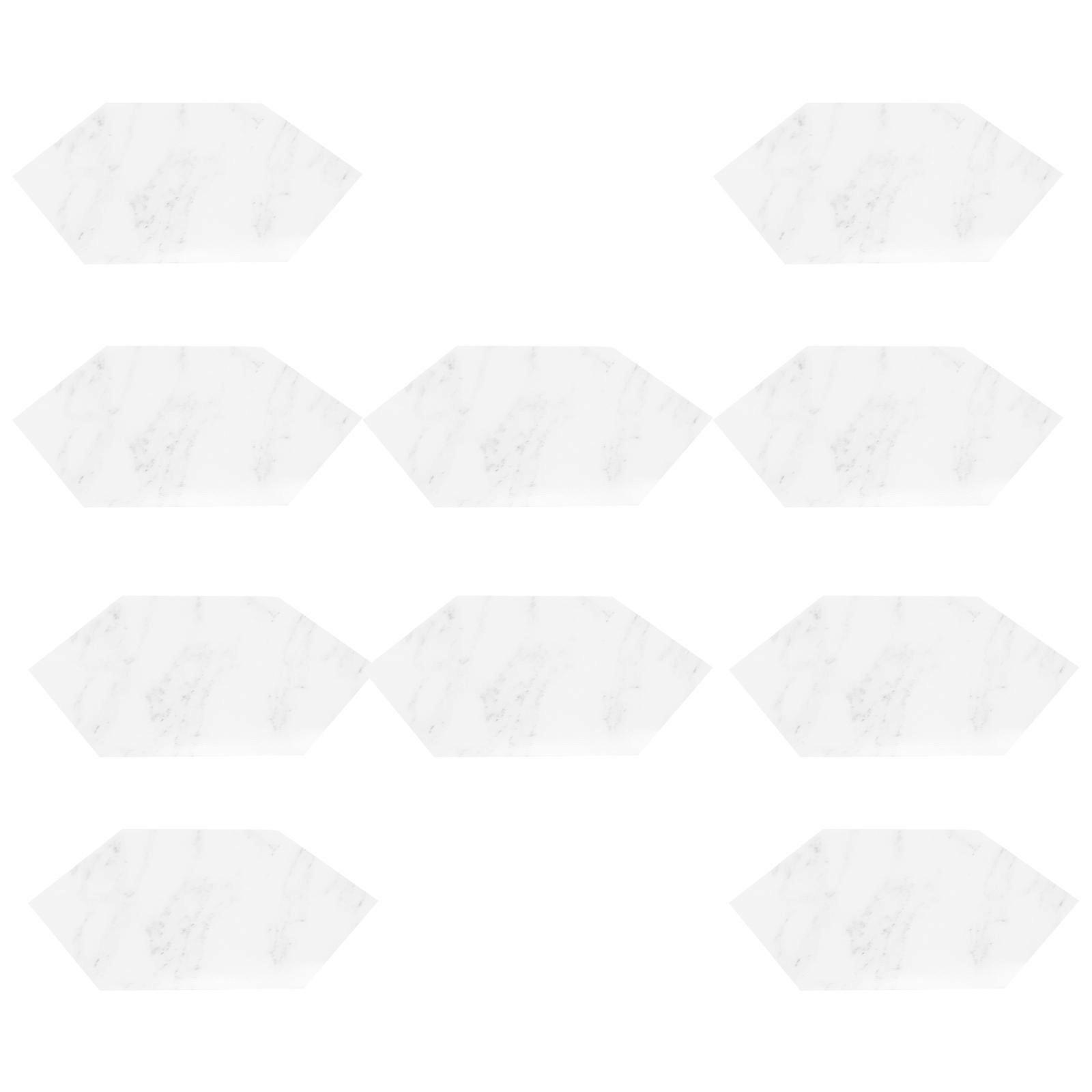 Bathroom Floor Stickers Adhesive for 50Pcs Silver Tile Paste Decors