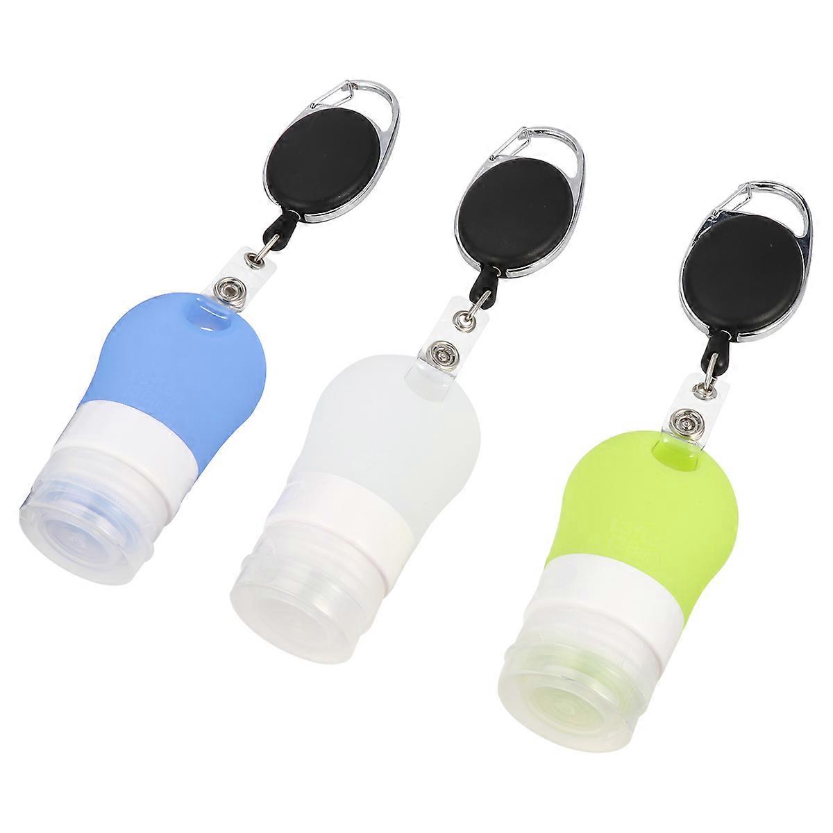 Shampoo Bottle Travel Containers Leakproof Silicone Dispensing 3Pcs