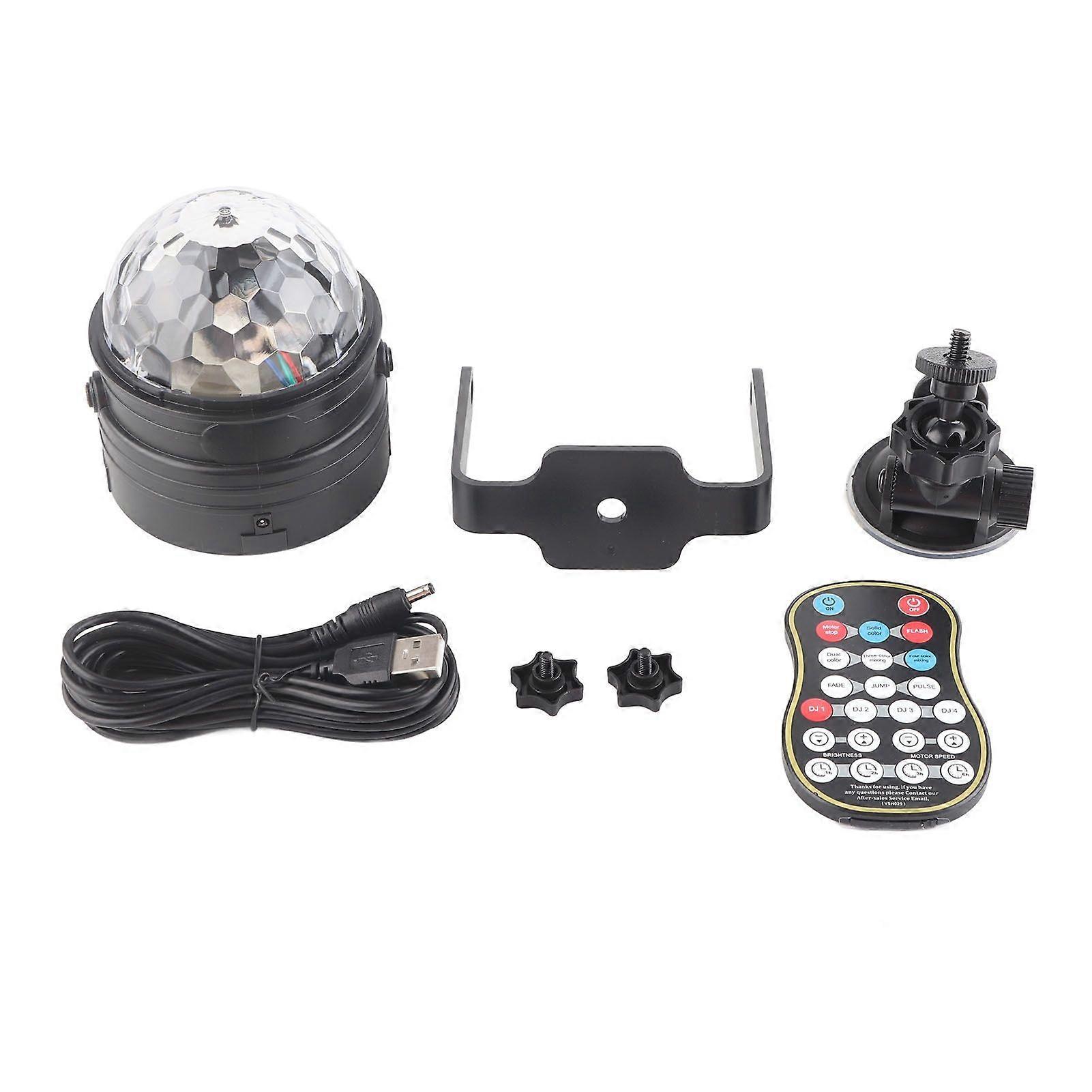 USB Ball Party Lights LED RGB Sound Activated Party Lights with Remote Control for Birthday Xmas