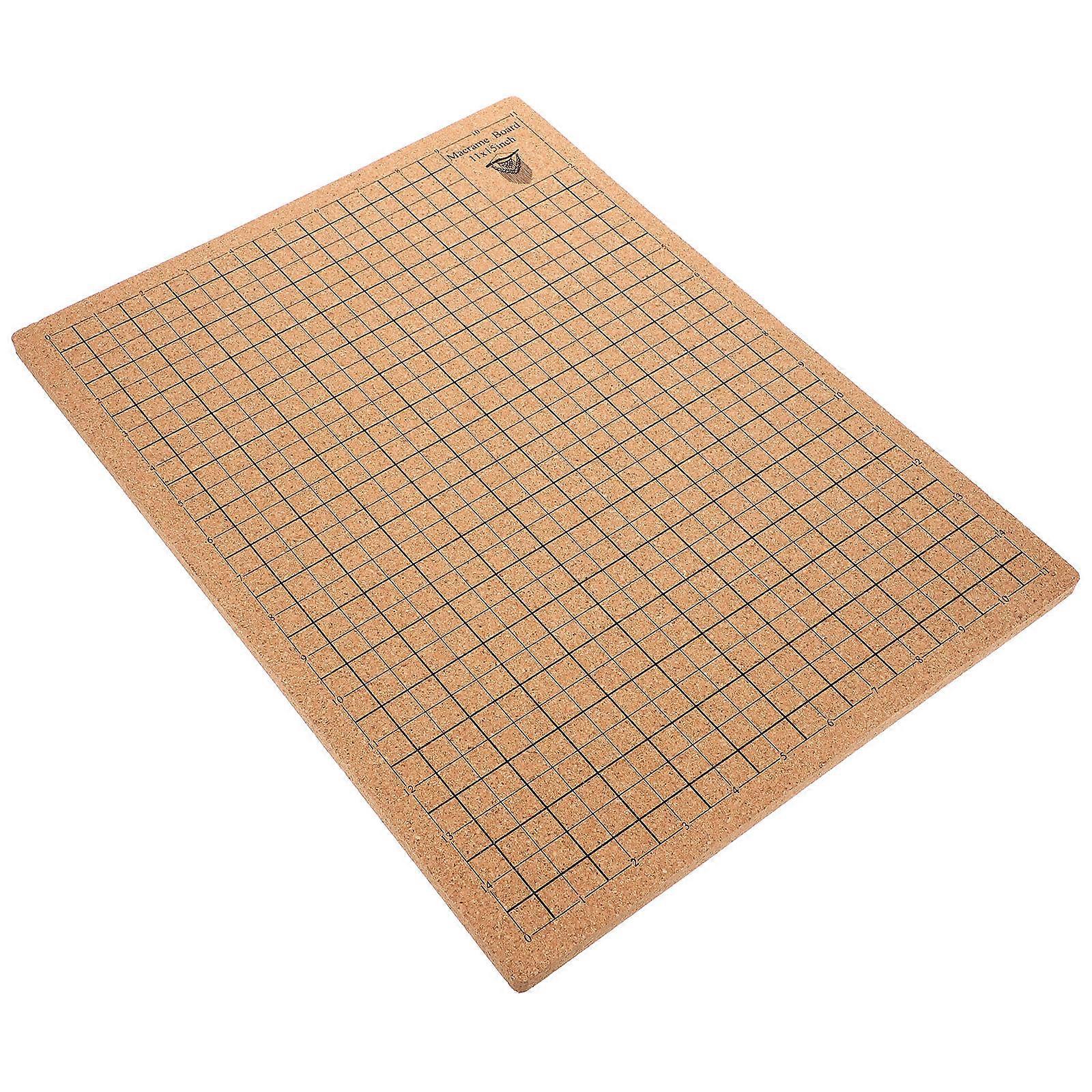 Wood Board for Knotting Project 4Pcs Macrame Boards Durable Chocolate