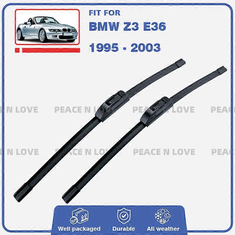 Applies to Front Wiper Blades For BMW Z3 E36 1995 1996 1997 1998 1999 2000 2001 2002 2003 Windscreen Windshield Window Brushes accessori
