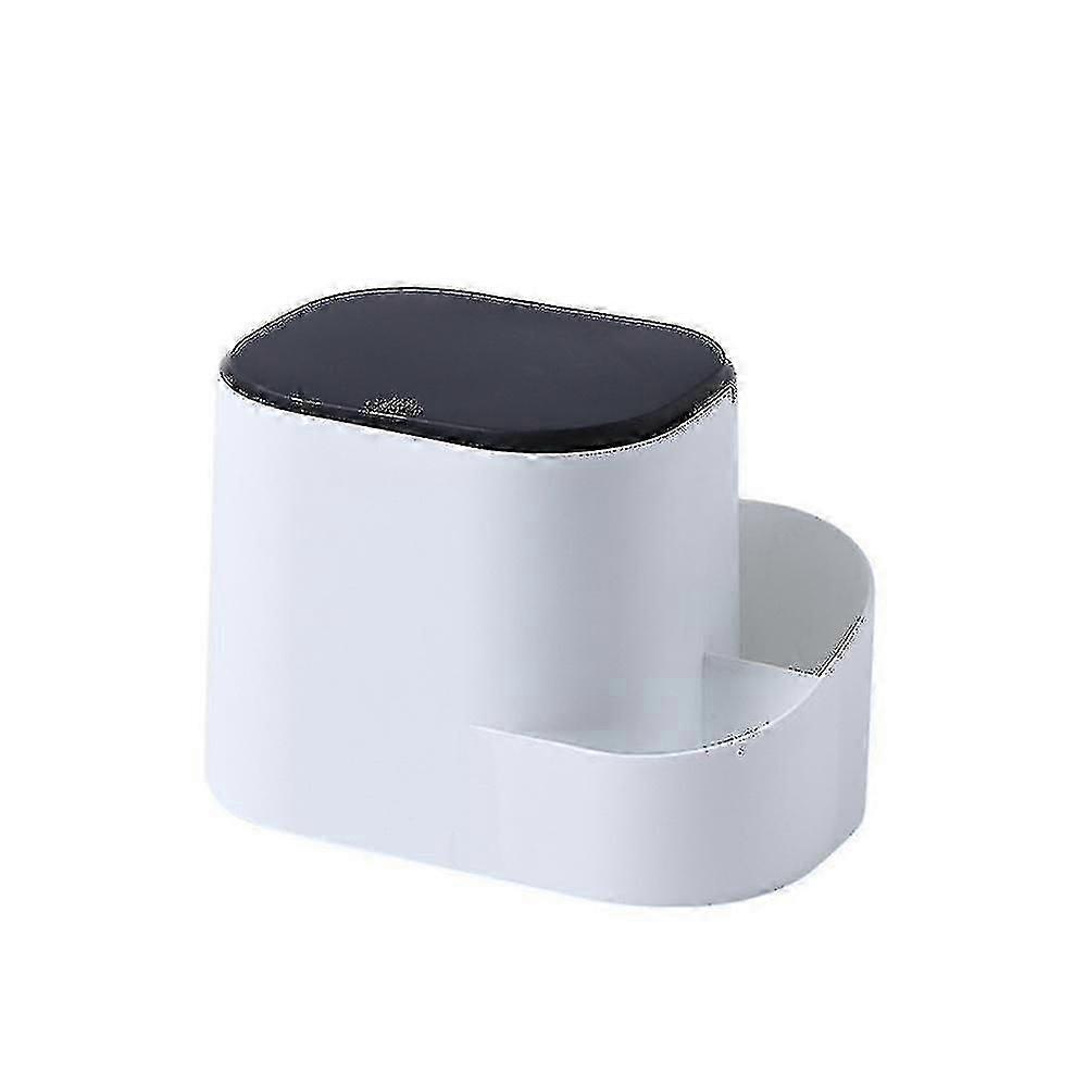 Plastic Storage Box, Solid Color Pressing Cylindrical Storage Box