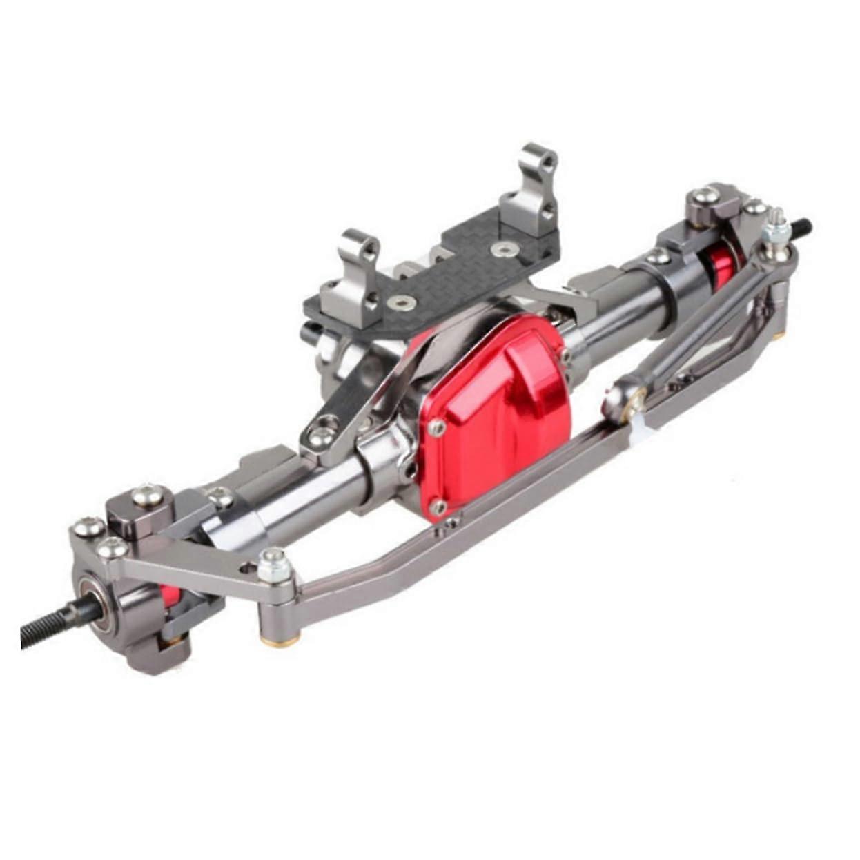 RC Crawler Climbing Parts Upgrade Kit, Durable Red Components for DIY Projects, Compatible with Various Models