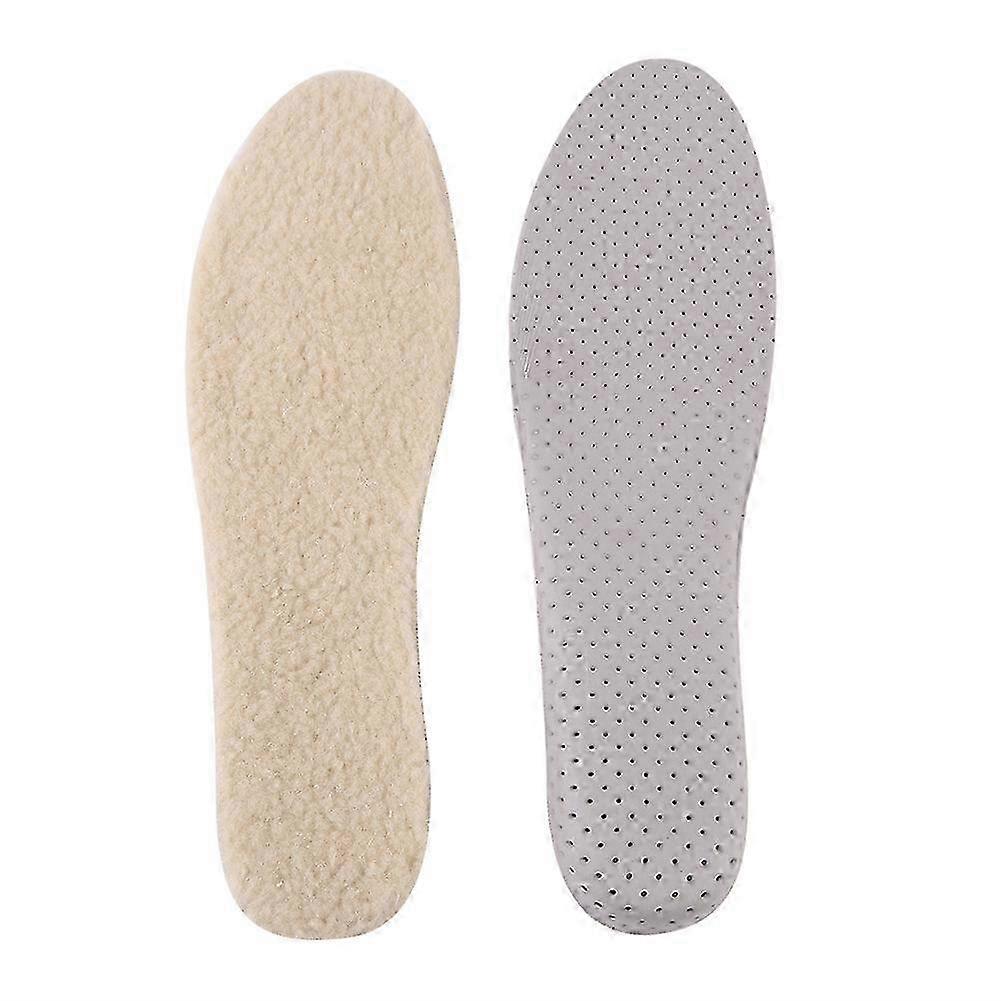 Wool Felt Height Increase Elevator Insoles EVA Heel Lift Insert Shoe Pad Winter Warm Insole 4cm 25-26