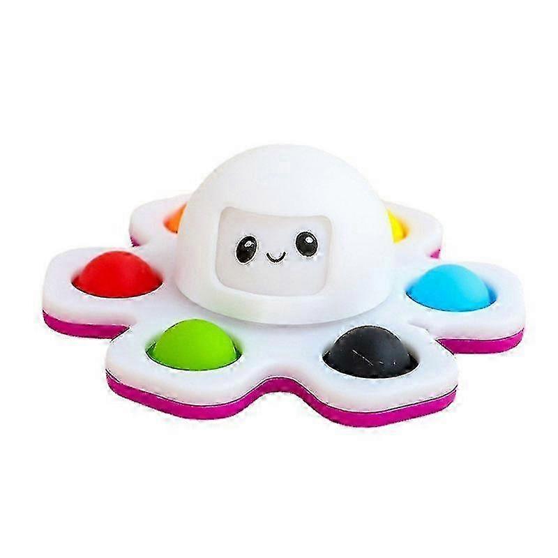 26-27 Fidget spinner, face-changing octopus decompression spinning toy, white Betterlifefg