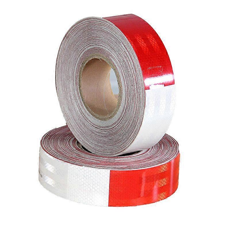 Red and white construction site warning tape 5cmX30m