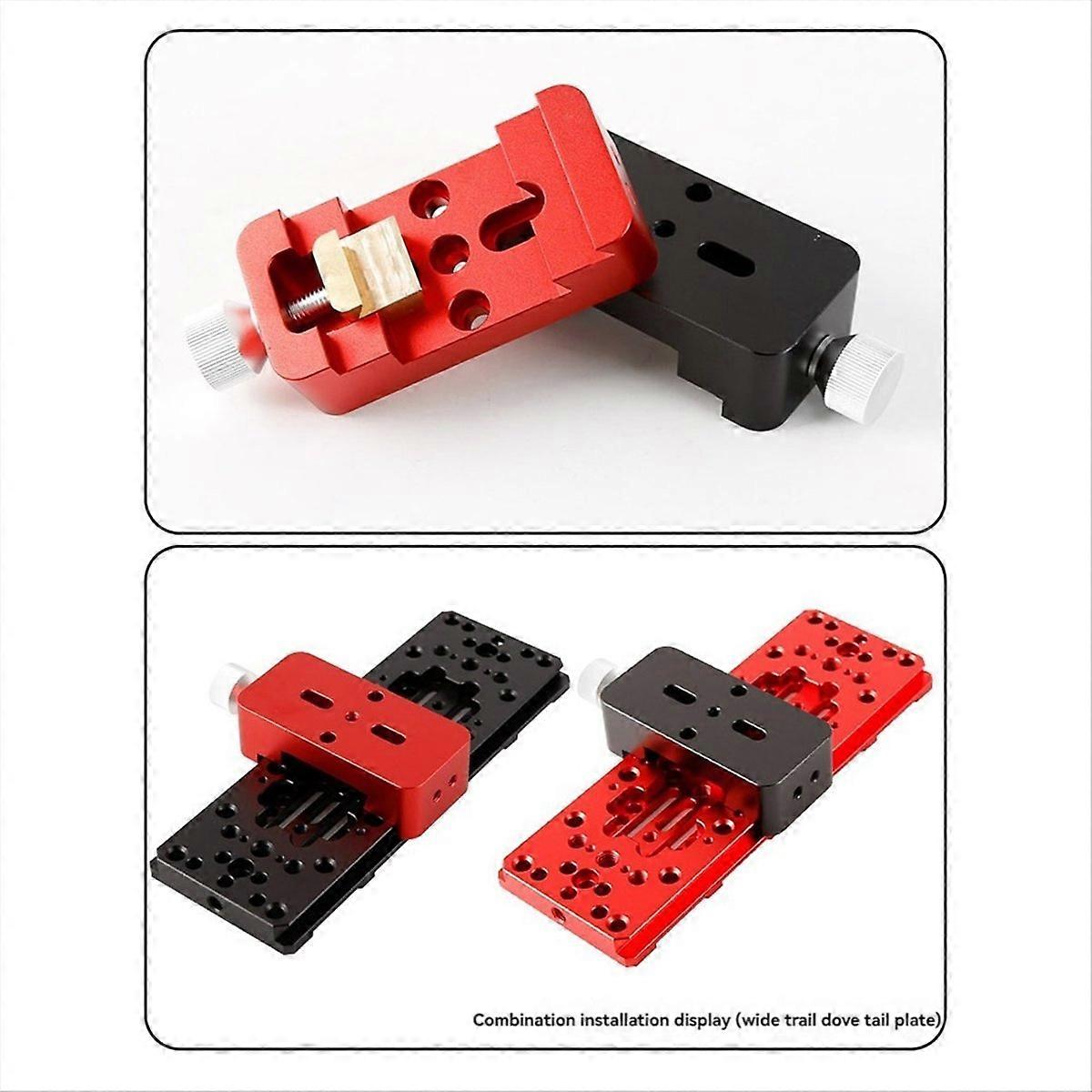 Small Dual-Purpose Dovetail Groove Guide Red