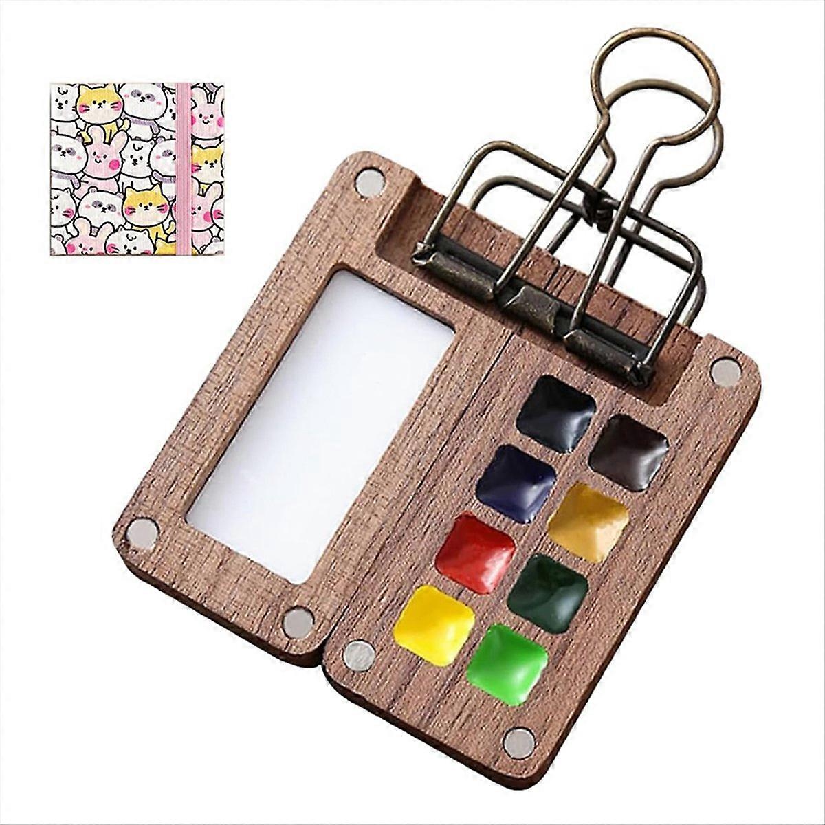 Travel Ready Paint Palette Bundle,Mini Travel Paint Palette A