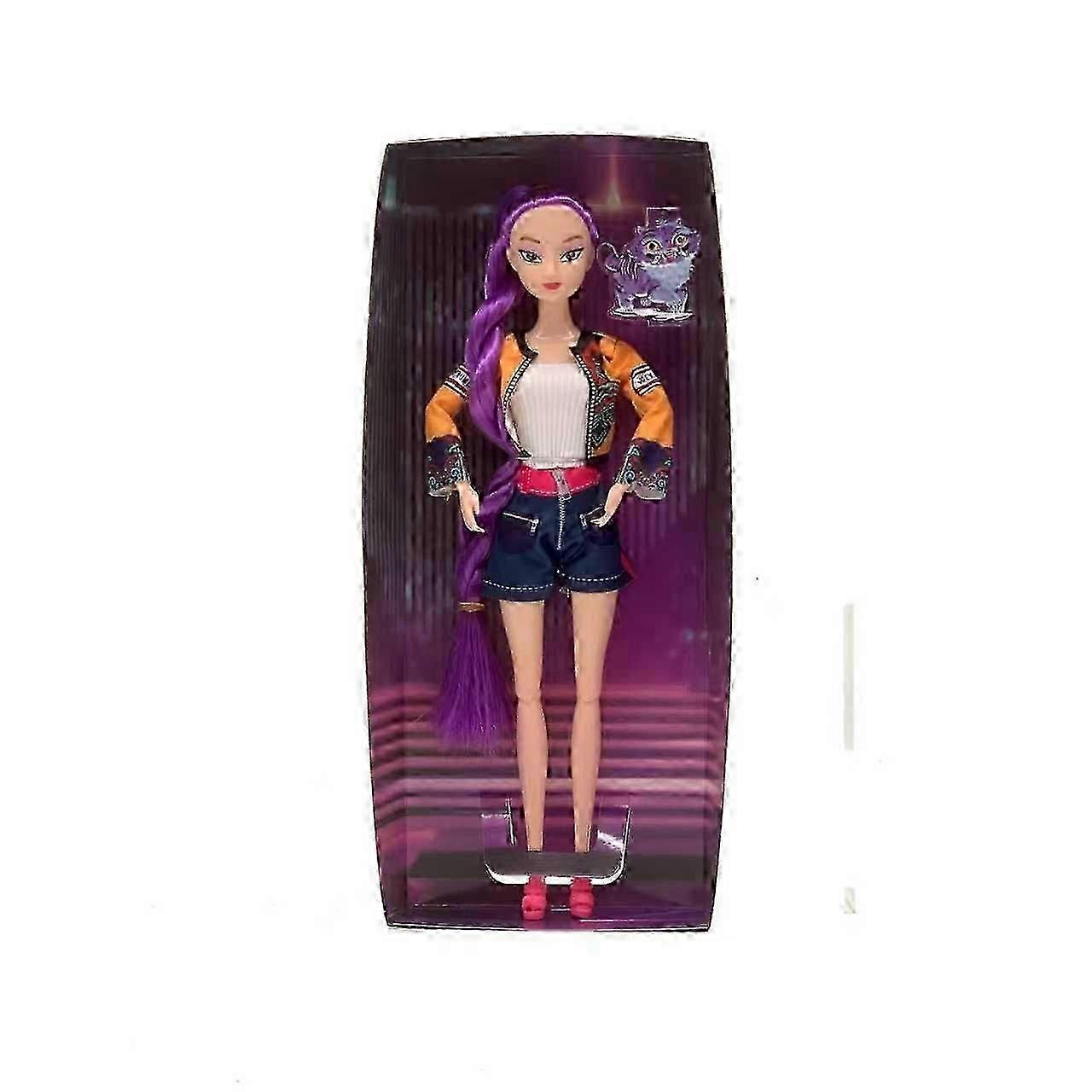 Bonecas do grupo feminino de K-POP Demon Hunter, Rumi Mira e Zoey, 25-26 polegadas, figuras de vinil de 11 polegadas (pacote com 3)