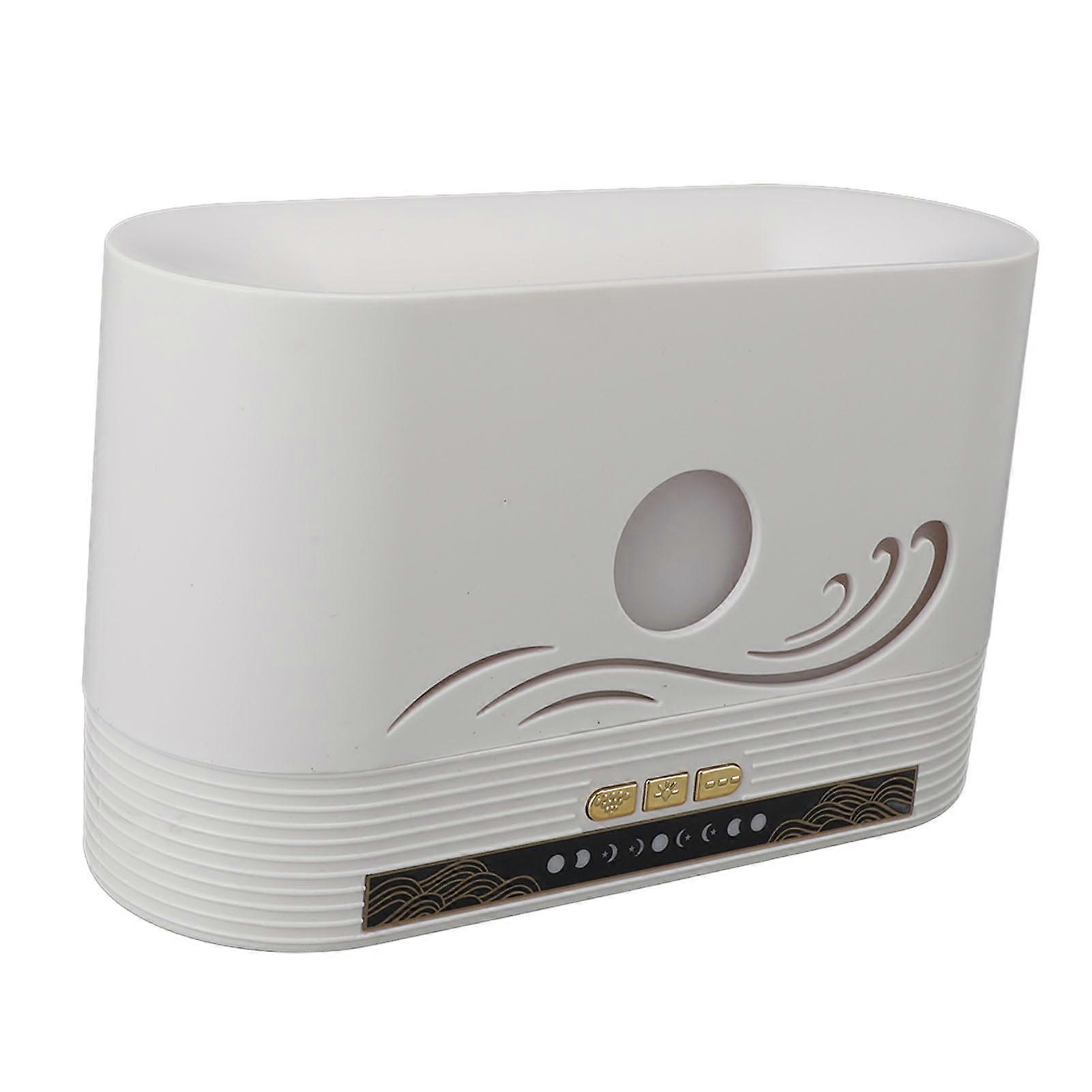 Flame Air Diffuser Humidifier 250ml Simulated Flame Aromatherapy Scent Mist Diffuser for Living Room Bedroom Office DC5V 