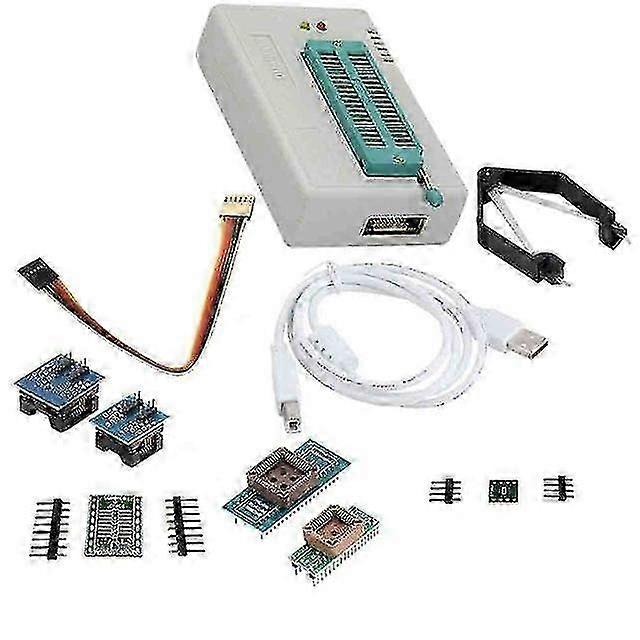 Tl866Ⅱ Plus Programmer Usb Eprom Flash Bios Programmable Logic Circuits 6 Adapters Socket Extractor For 15000 Ic