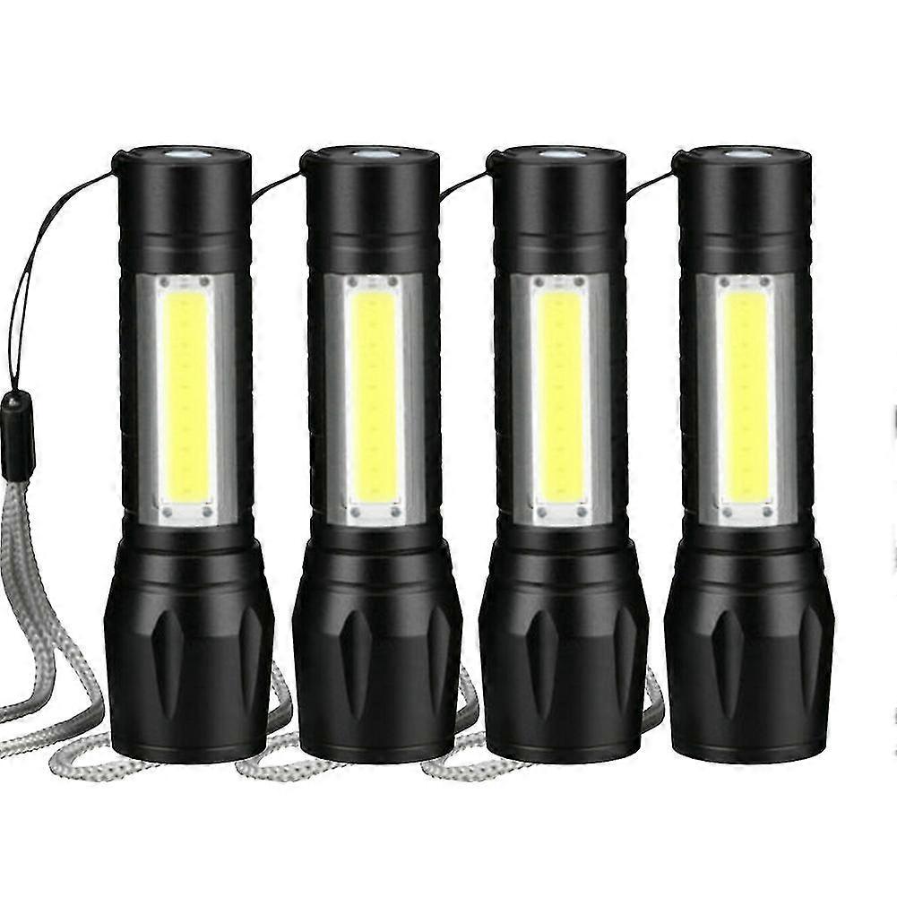 25-26 Usb Rechargeable Glare Flashlight Zoom