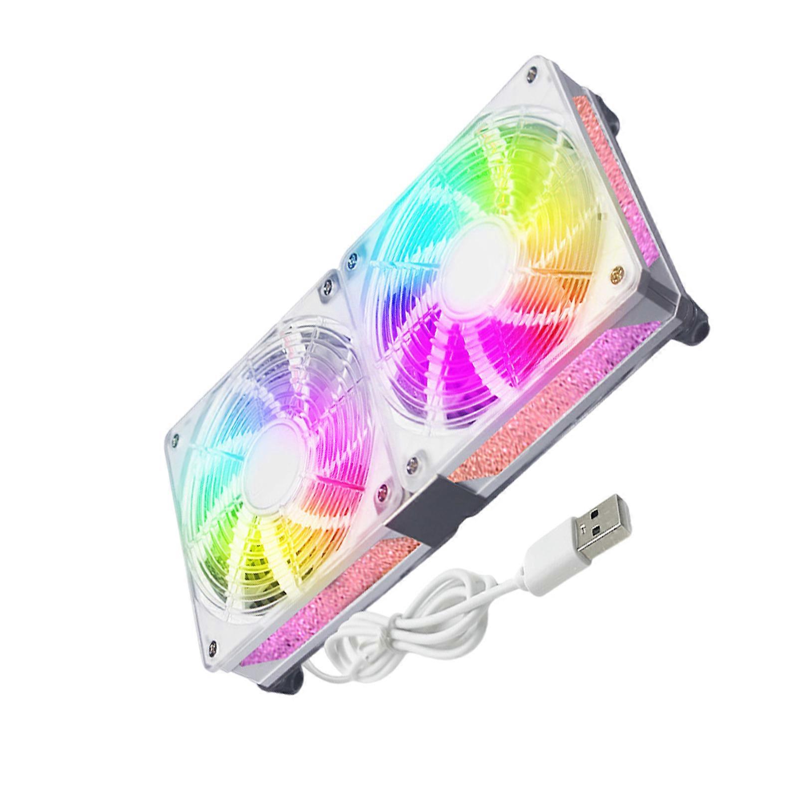 120 مللي متر 5 فولت LED ضوء تبريد مروحة LED ضوء مزامنة التحكم في درجة الحرارة 12 سنتيمتر مروحة حالة هادئة لجهاز الكمبيوتر هيكل وحدة المعالجة المركزية مشعات بيضاء