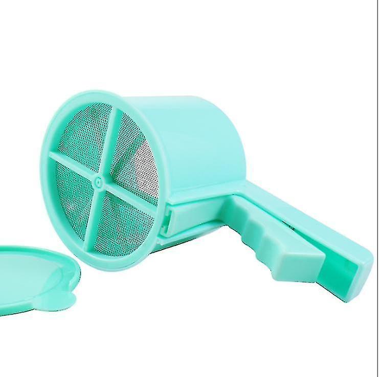 Flour Sifters Flour Sifter Handheld Sieve Flour Strainer Sieve Tools Baking Kitchen Utensil Blue