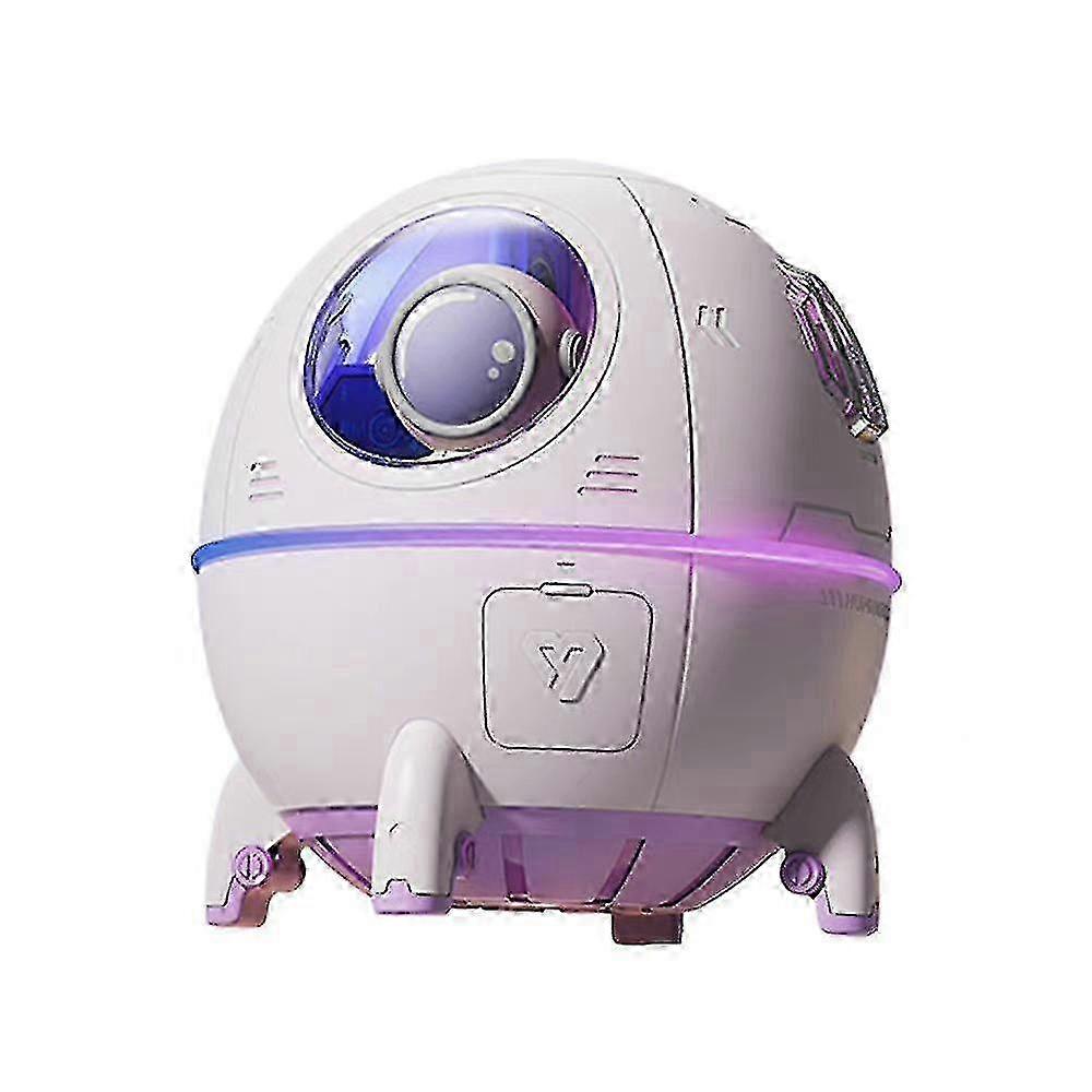 Creative Space Capsule Humidifier Bedside Night Light Ultrasonic Desktop Aromatherapy Diffuser-mxbc