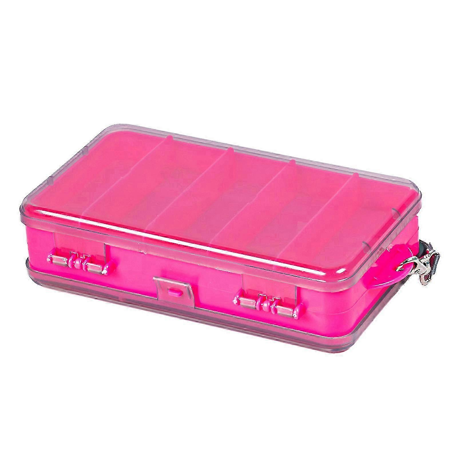 Double-sided Lure Box Large Capacity ABS Compartment Bait Box for Angling