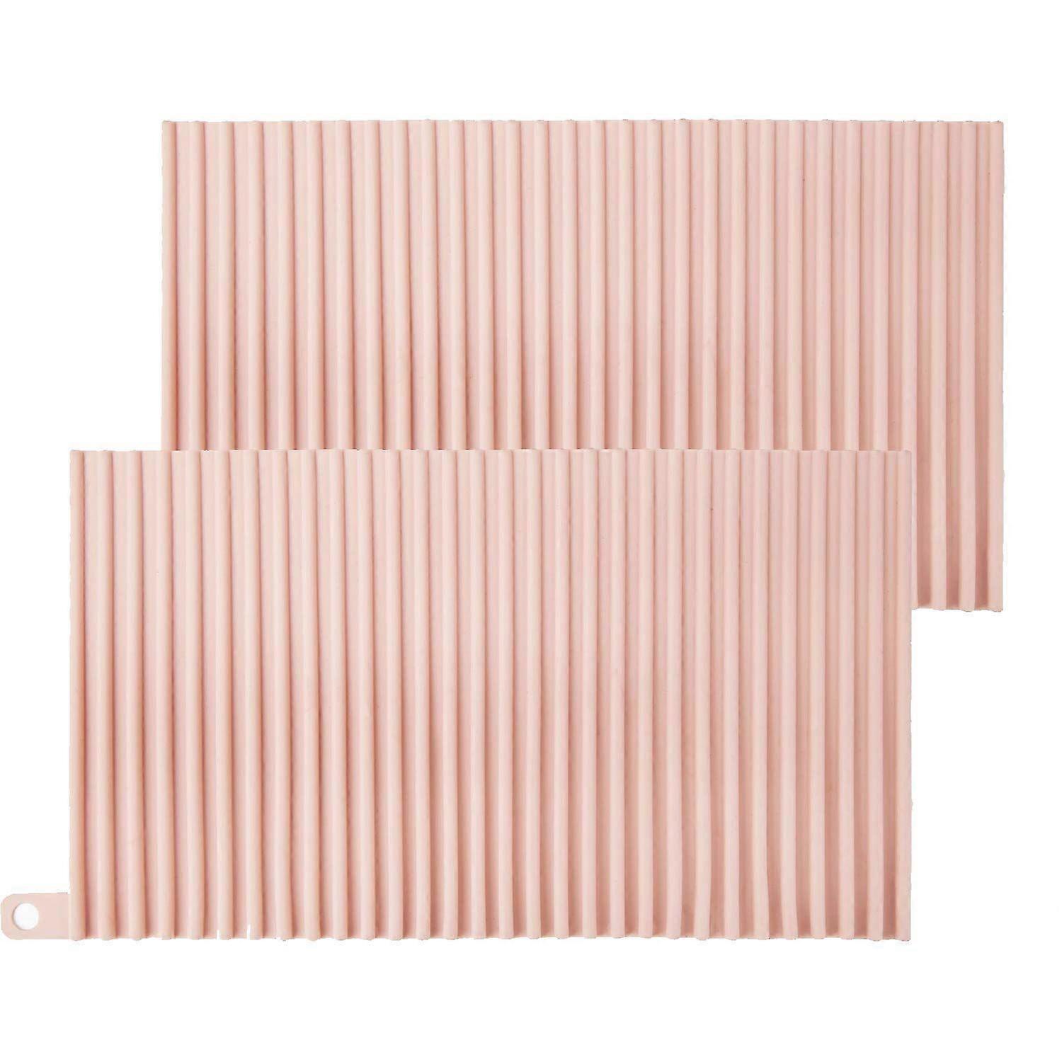 Silicone Dish Drying Mat 2 Pack Dishwasher Safe Heat Resistant