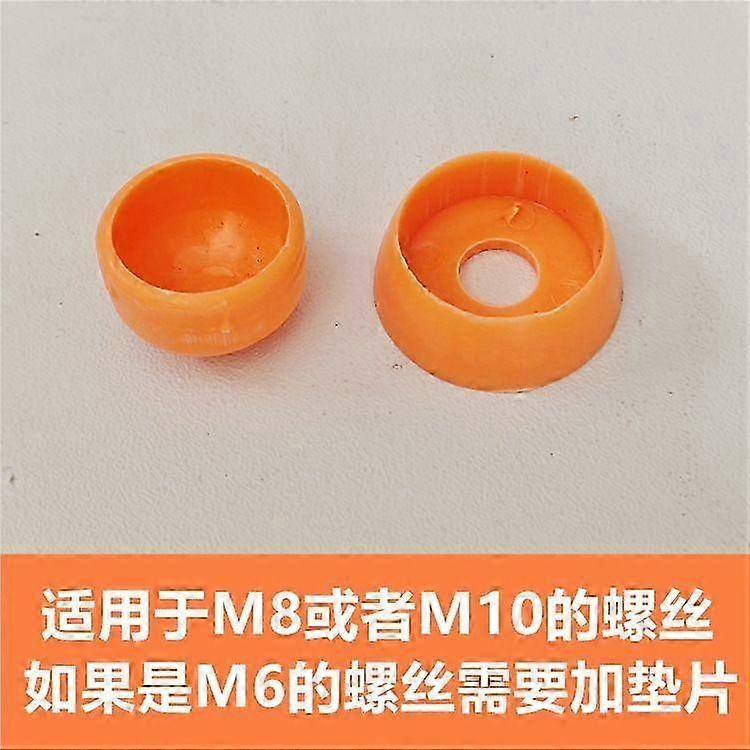 10pcs遊び場ナット保護カバー:子供の安全性のためのプラスチックボルトキャップ - スライド機器キャップを取り付けるのが簡単 - 屋外遊び場公園庭園