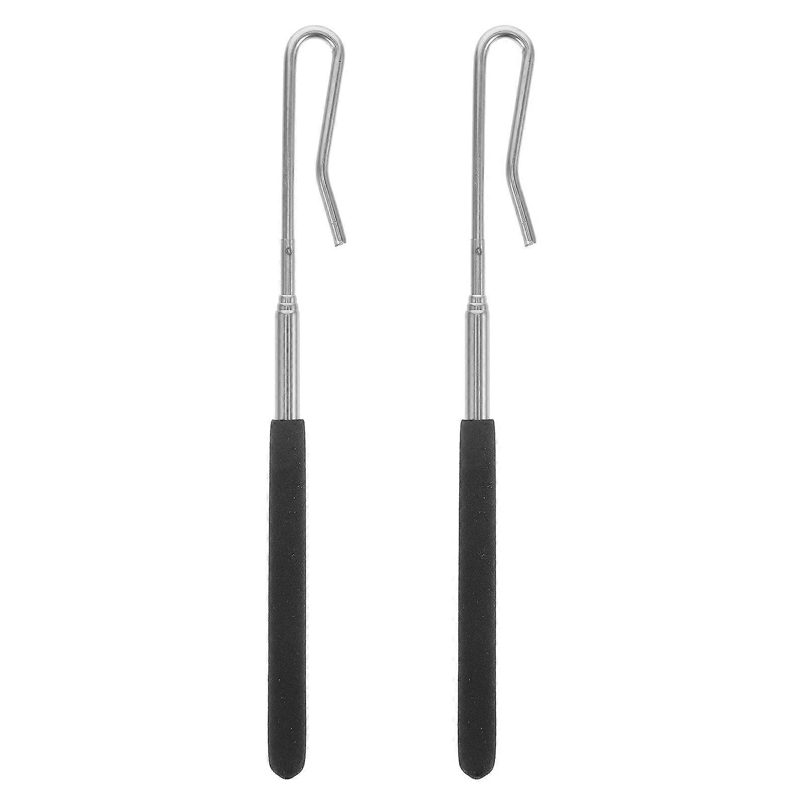 Metal Puppet Stick Tools 2Pcs Hand Puppet Arm Control Rods for Smooth Use