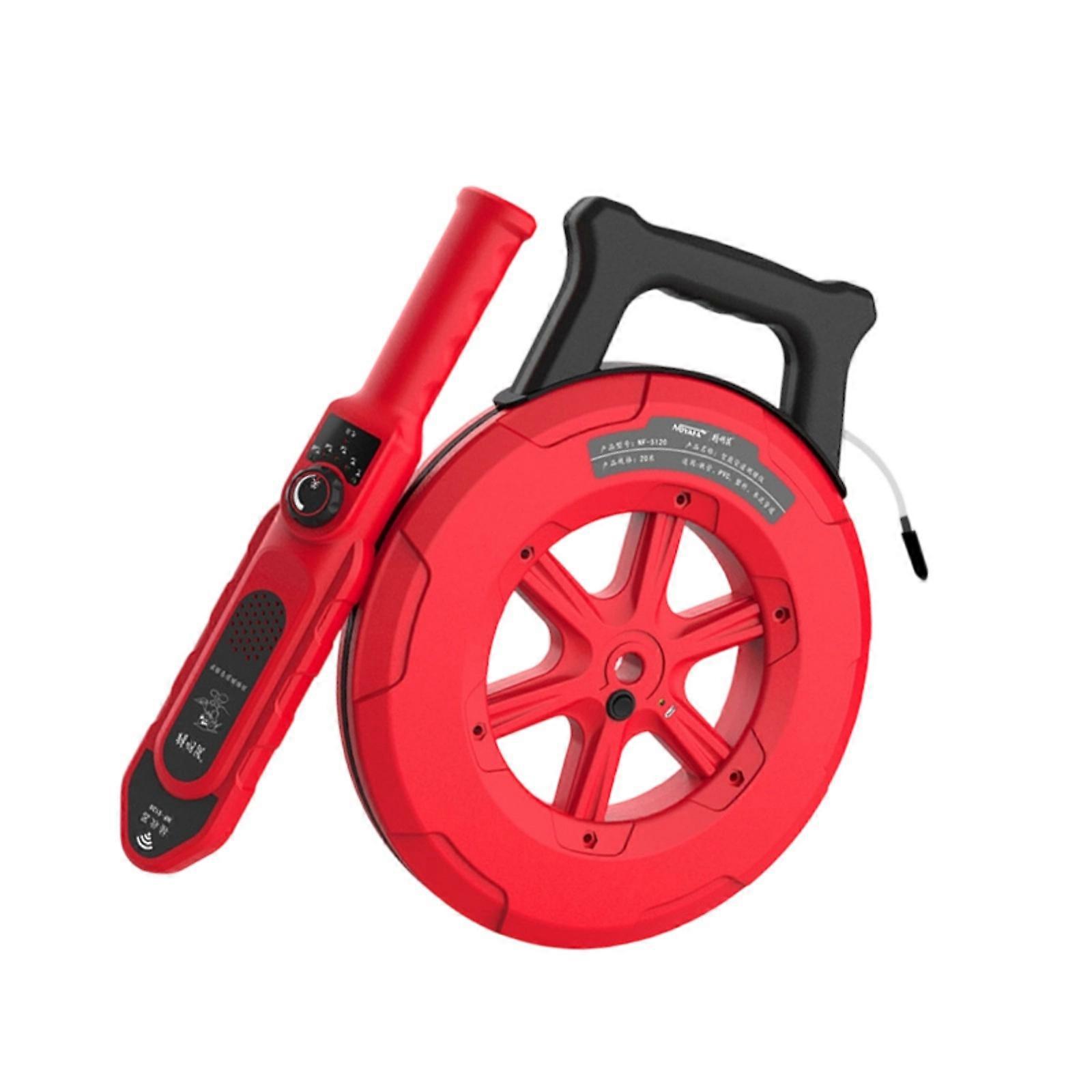 Adjustable Sensitivity Pipe Clog Locator Plumbing Detector With IP67 Waterproof Probe For Drain Sewer Line Inspection Multicolor