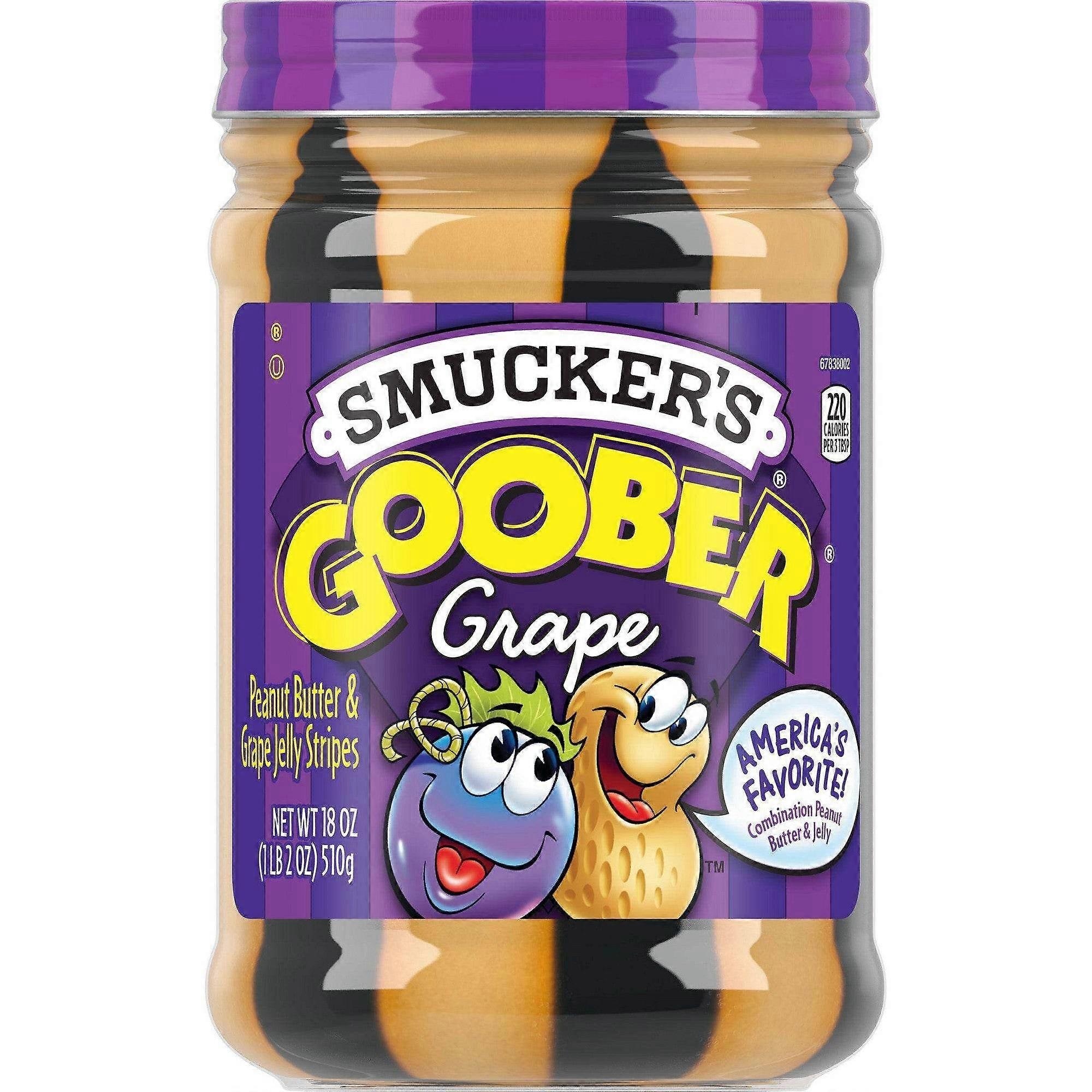 Smucker's Goober Grape Peanut Butter And Jelly Spread、18オンス