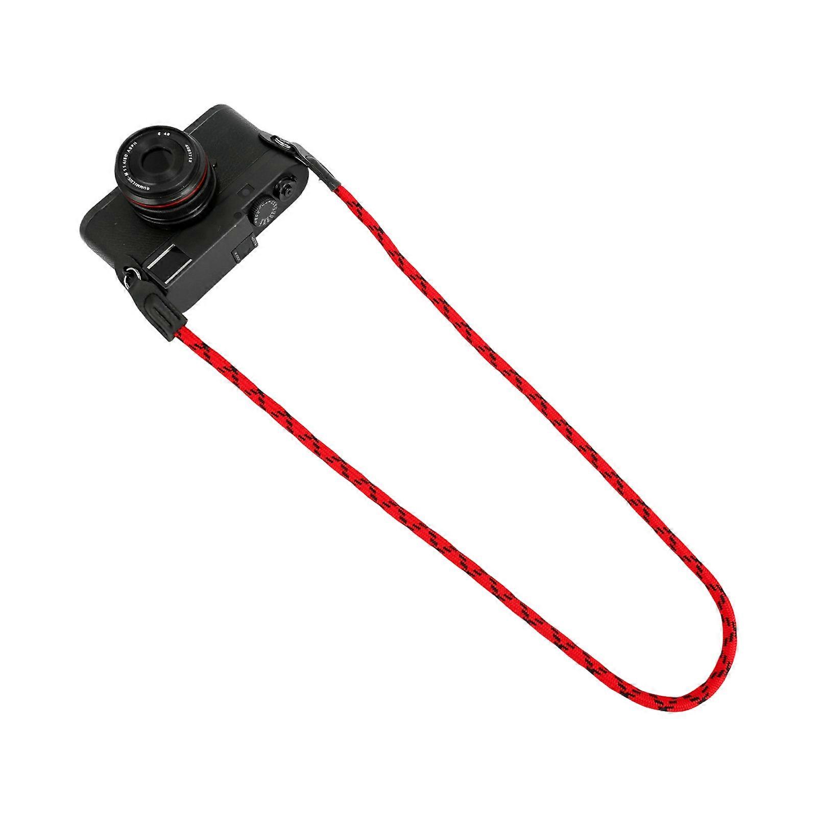 Ergonomic Cotton Camera Shoulder Belt Multiple Brand Agreement Soft Padded Plan For Extended Use  Red and black
