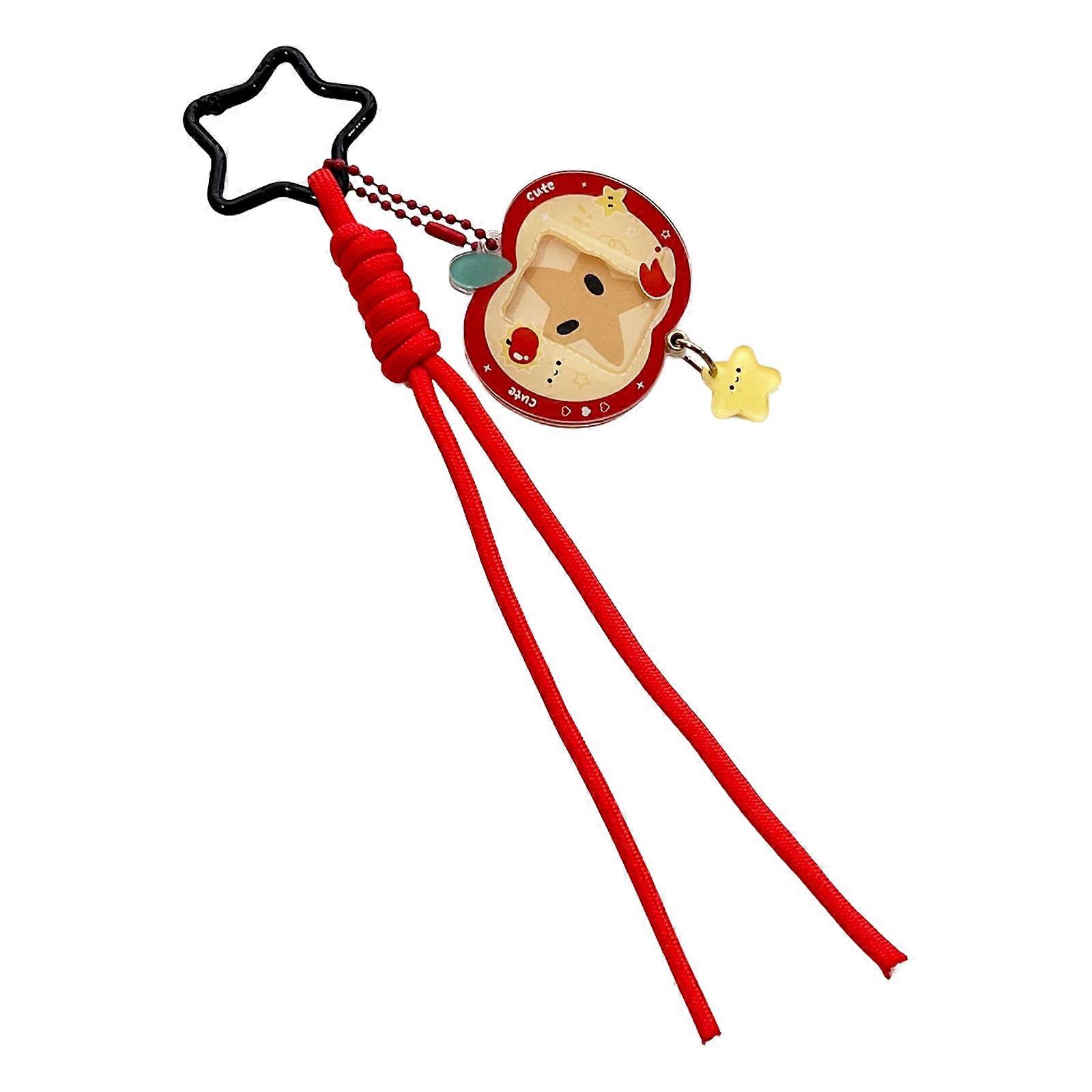 Lightweight Slider Photo Keychain Crafted From Premium Acrylic For Effortless Swapping And Card Carrying Multicolor